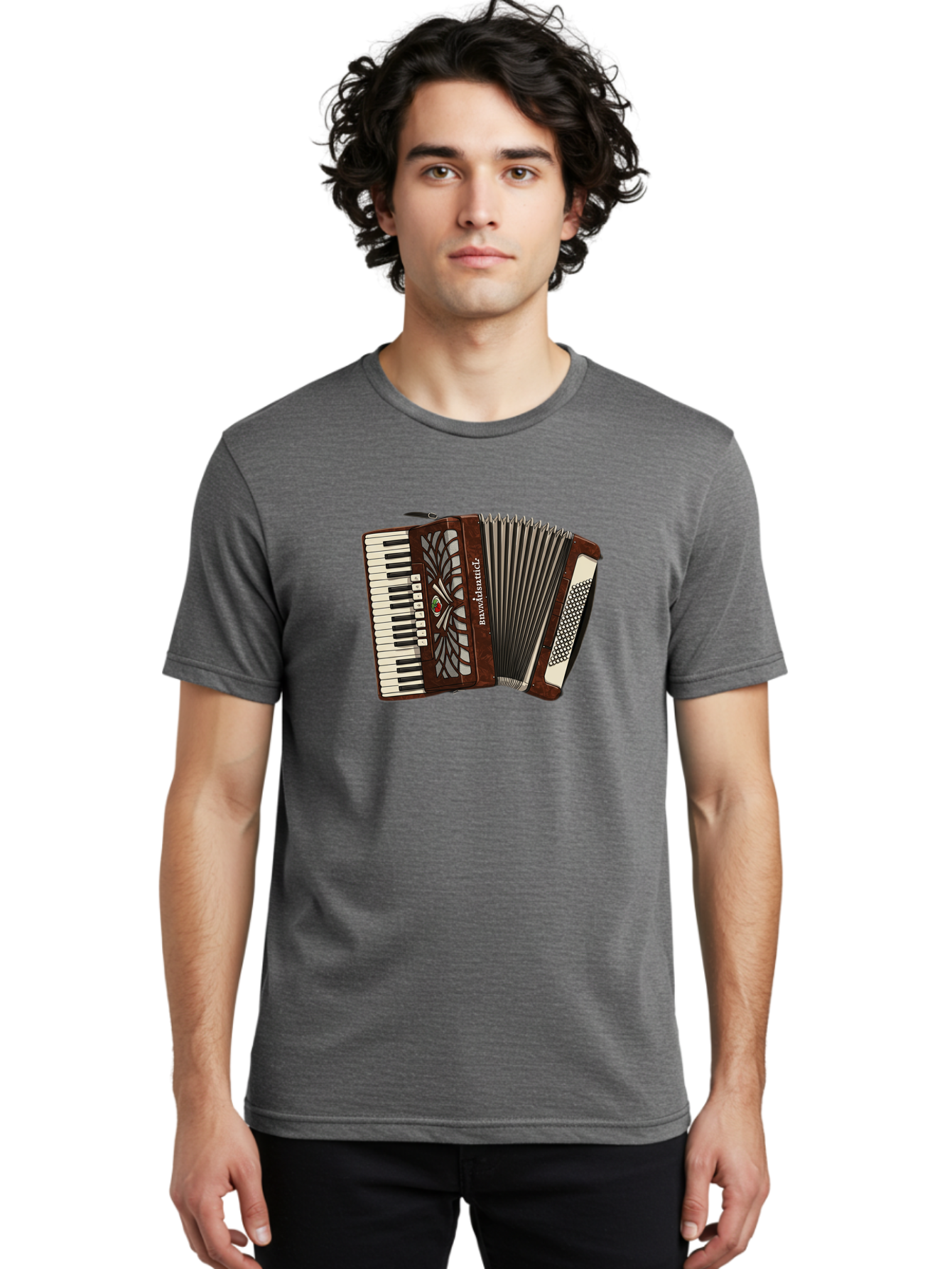 Bavaria-Accordian Men'S Graphic Tee, 100% Cotton, Comfortable Casual Summer Wear, Machine Washable, Vintage Camera, Old Camera, Antique Camera, Black Camera, Classic Photography, Photography Equipment, Nostalgic Device, Film Camera, Camera Art Bal772 16