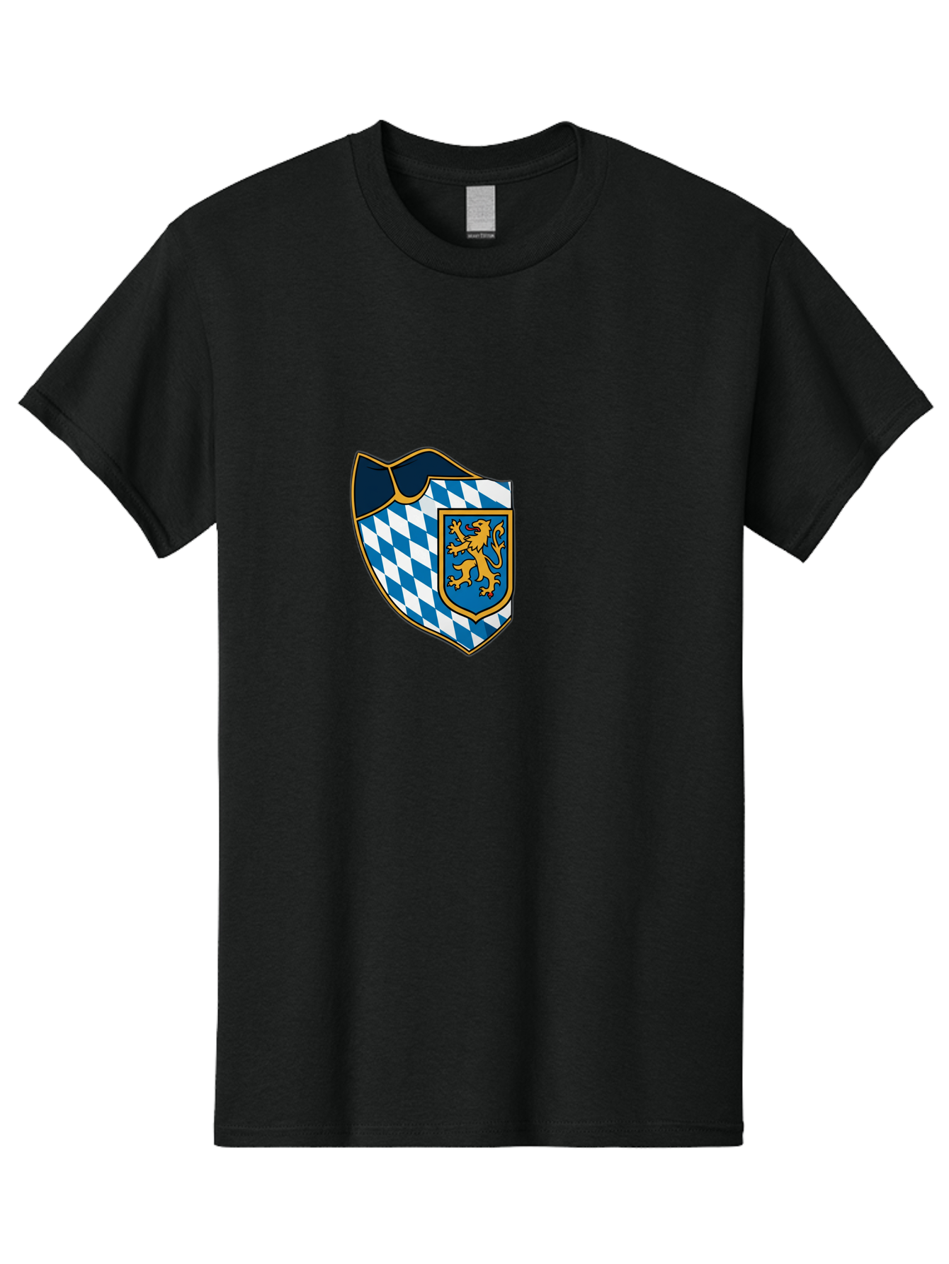 Bavarian-Coat-Of-Arms Men'S Graphic Tee, 100% Cotton, Comfortable Casual Summer Wear, Machine Washable, Vintage Camera, Old Camera, Antique Camera, Black Camera, Classic Photography, Photography Equipment, Nostalgic Device, Film Camera, Bal774 3