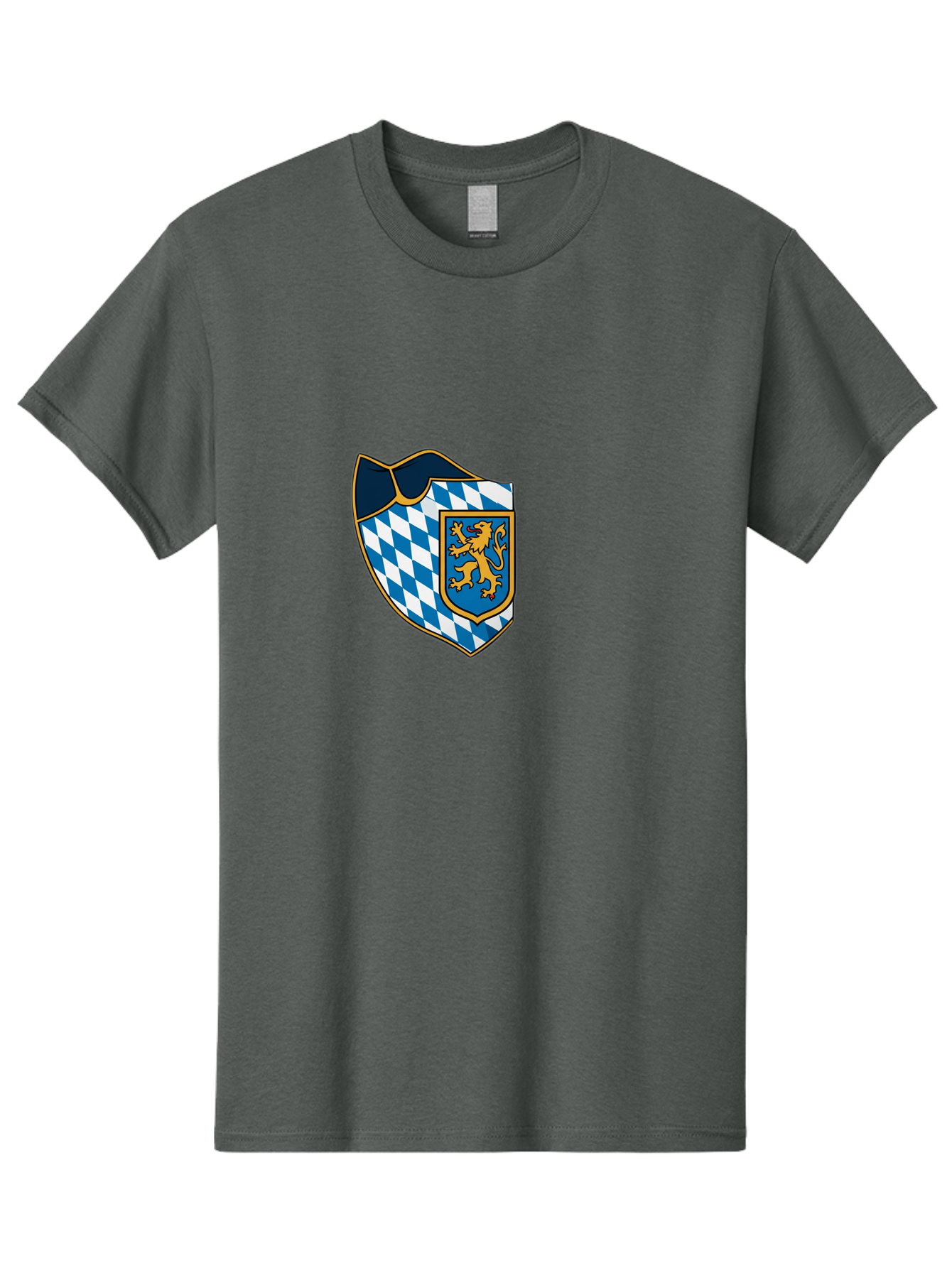Bavarian-Coat-Of-Arms Men'S Graphic Tee, 100% Cotton, Comfortable Casual Summer Wear, Machine Washable, Vintage Camera, Old Camera, Antique Camera, Black Camera, Classic Photography, Photography Equipment, Nostalgic Device, Film Camera, Bal774 6
