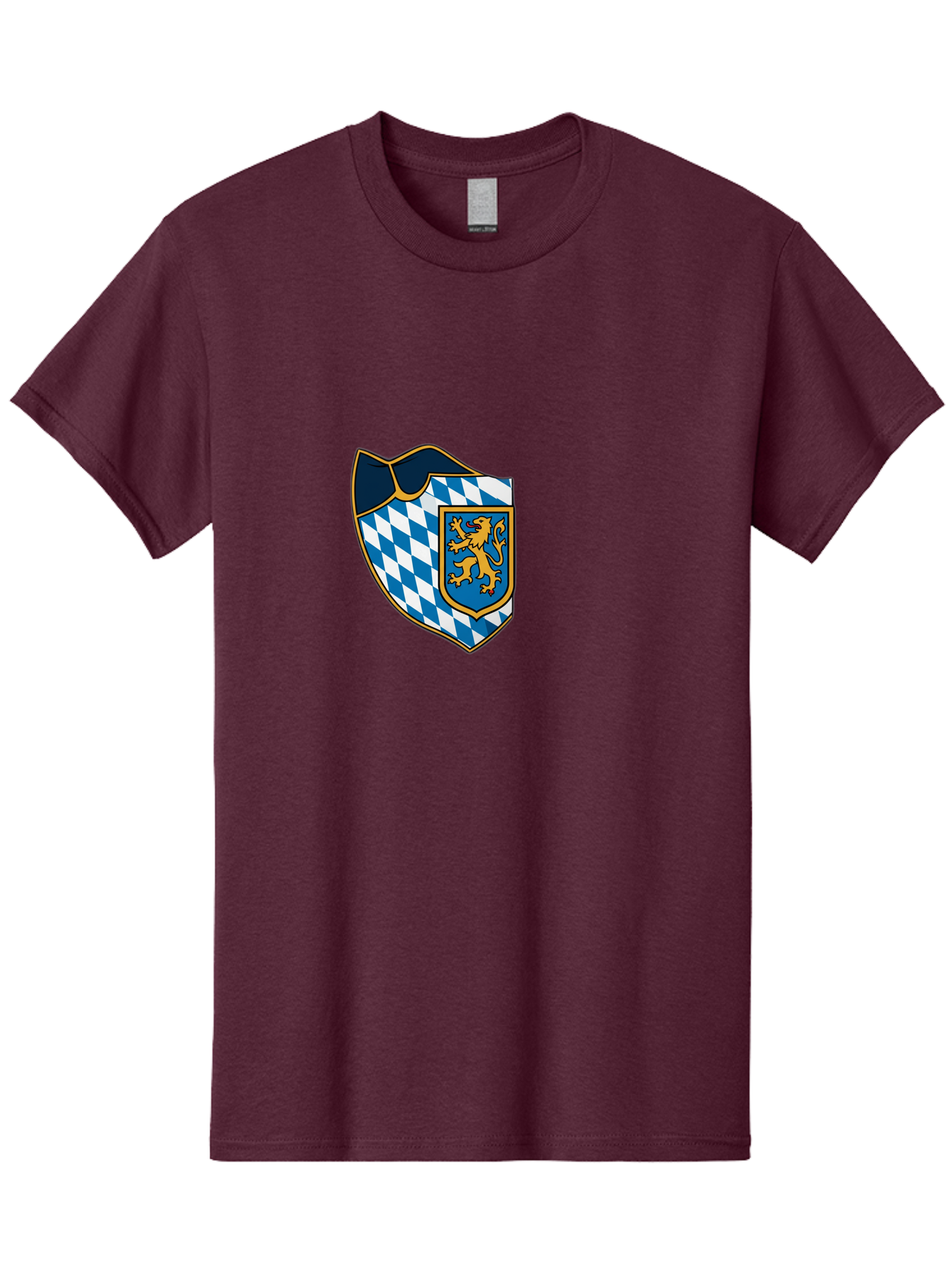 Bavarian-Coat-Of-Arms Men'S Graphic Tee, 100% Cotton, Comfortable Casual Summer Wear, Machine Washable, Vintage Camera, Old Camera, Antique Camera, Black Camera, Classic Photography, Photography Equipment, Nostalgic Device, Film Camera, Bal774 5