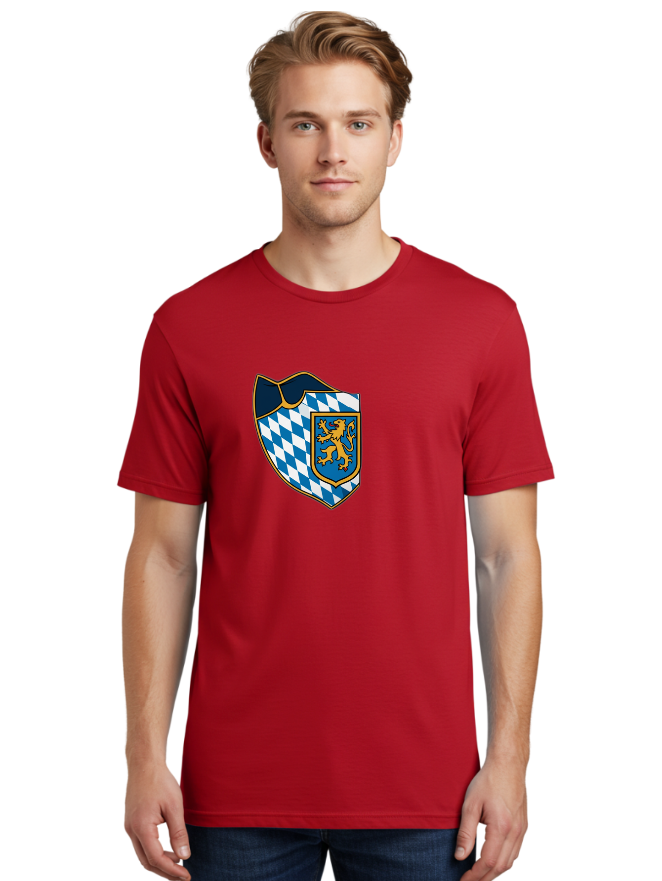 Bavarian-Coat-Of-Arms Men'S Graphic Tee, 100% Cotton, Comfortable Casual Summer Wear, Machine Washable, Vintage Camera, Old Camera, Antique Camera, Black Camera, Classic Photography, Photography Equipment, Nostalgic Device, Film Camera, Bal774 28