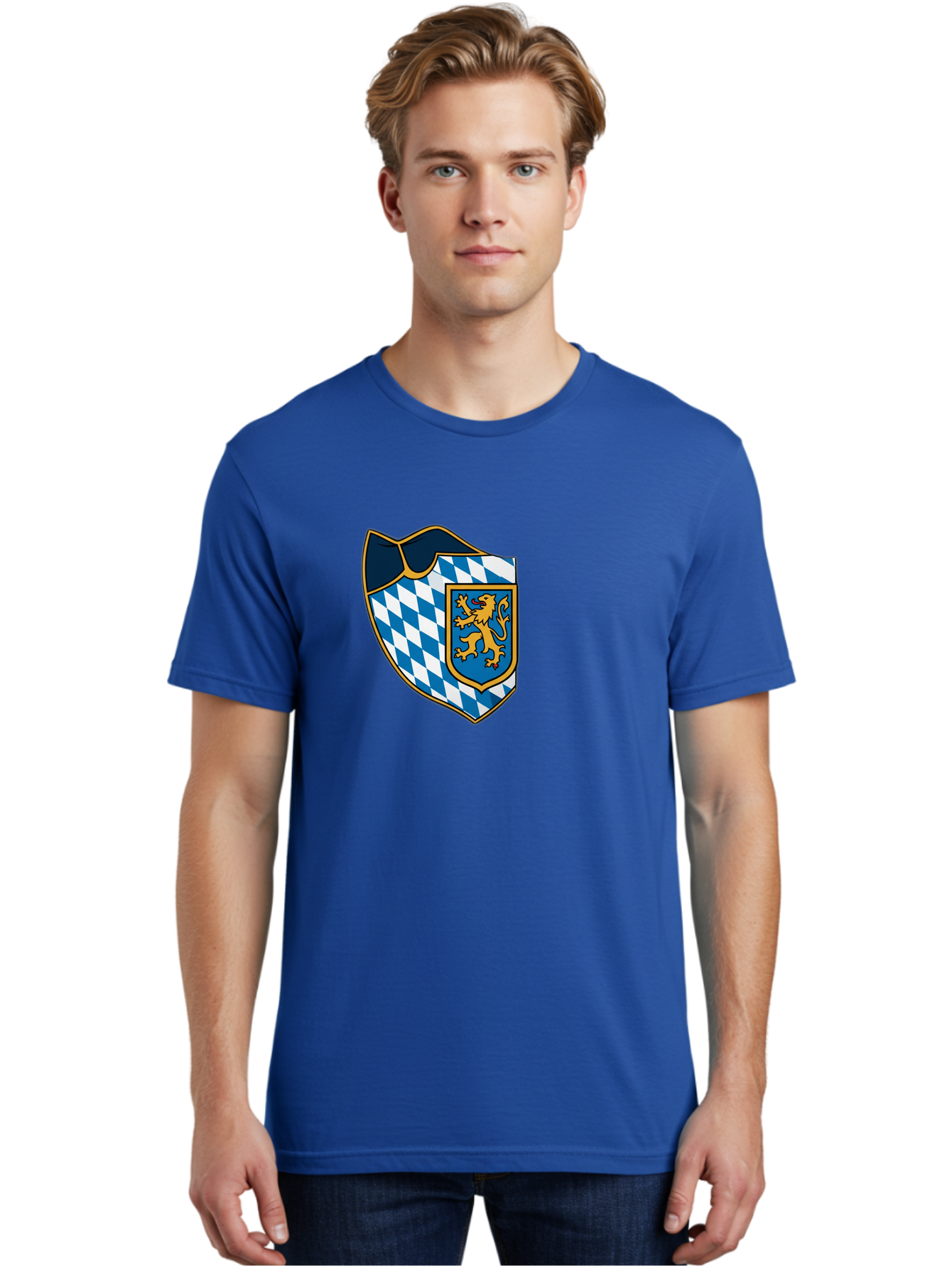 Bavarian-Coat-Of-Arms Men'S Graphic Tee, 100% Cotton, Comfortable Casual Summer Wear, Machine Washable, Vintage Camera, Old Camera, Antique Camera, Black Camera, Classic Photography, Photography Equipment, Nostalgic Device, Film Camera, Bal774 25