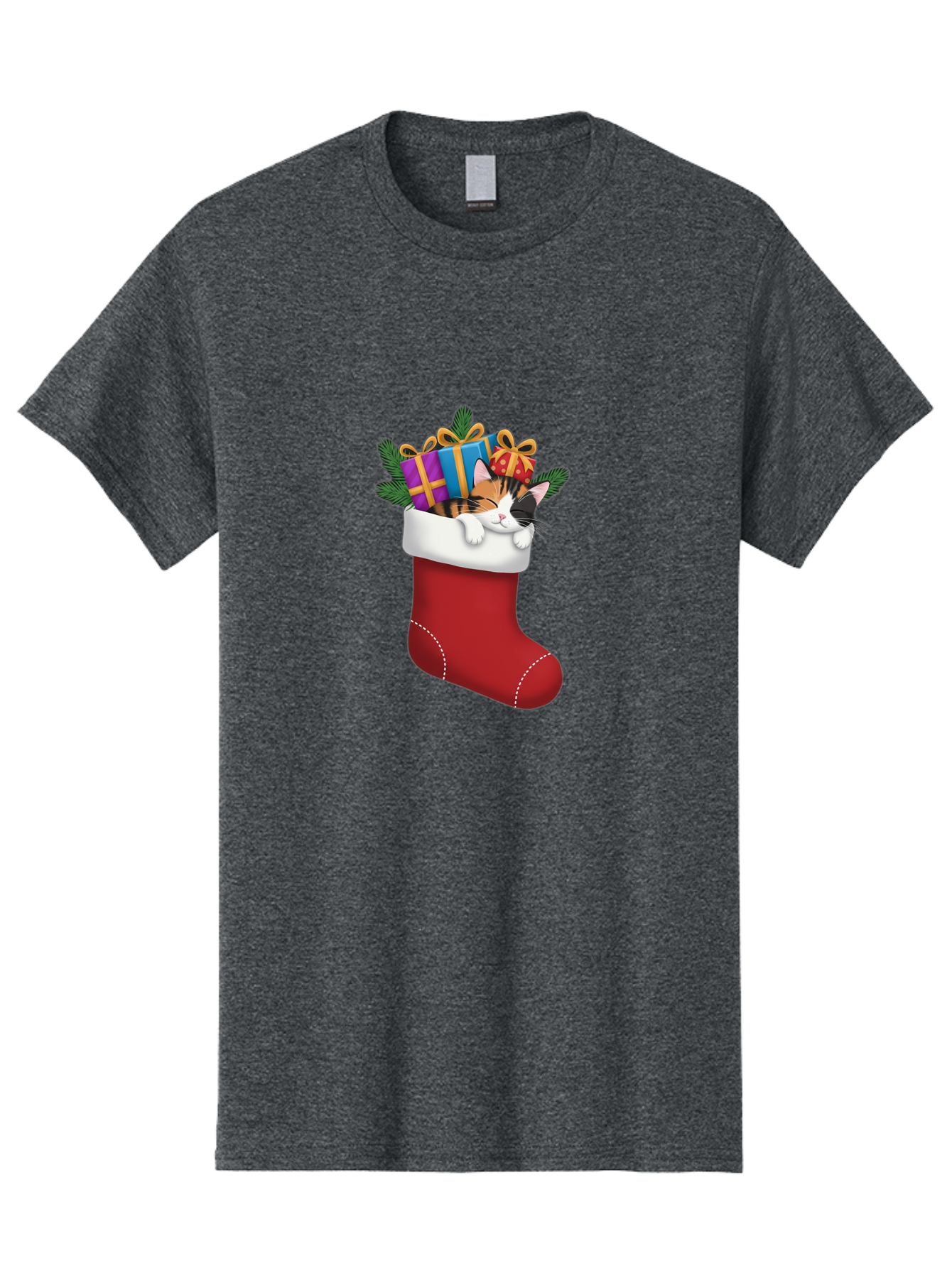 Cat-In-Christmas-Stocking-7 Men'S Graphic Tee, 100% Cotton, Comfortable Casual Summer Wear, Machine Washable, Vintage Camera, Old Camera, Antique Camera, Black Camera, Classic Photography, Photography Equipment, Nostalgic Device, Film Camera, Bal978 12
