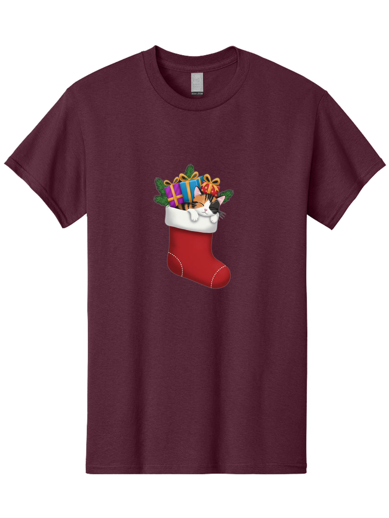 Cat-In-Christmas-Stocking-7 Men'S Graphic Tee, 100% Cotton, Comfortable Casual Summer Wear, Machine Washable, Vintage Camera, Old Camera, Antique Camera, Black Camera, Classic Photography, Photography Equipment, Nostalgic Device, Film Camera, Bal978 9