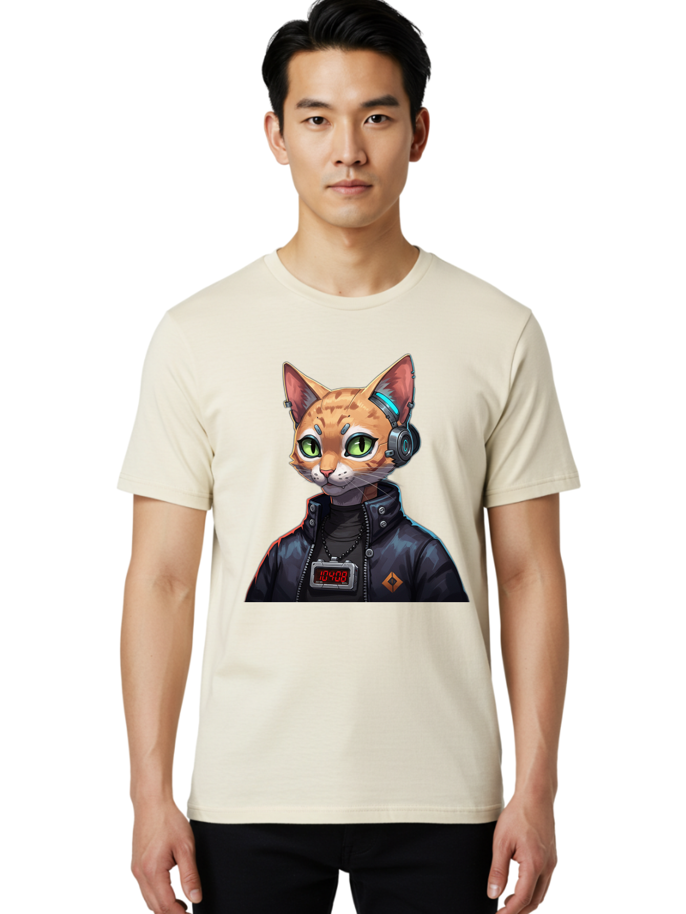 Cyber-Cat-10408 Men'S Graphic Tee, 100% Cotton, Comfortable Casual Summer Wear, Machine Washable, Vintage Camera, Old Camera, Antique Camera, Black Camera, Classic Photography, Photography Equipment, Nostalgic Device, Film Camera, Camera Art Bam206 28