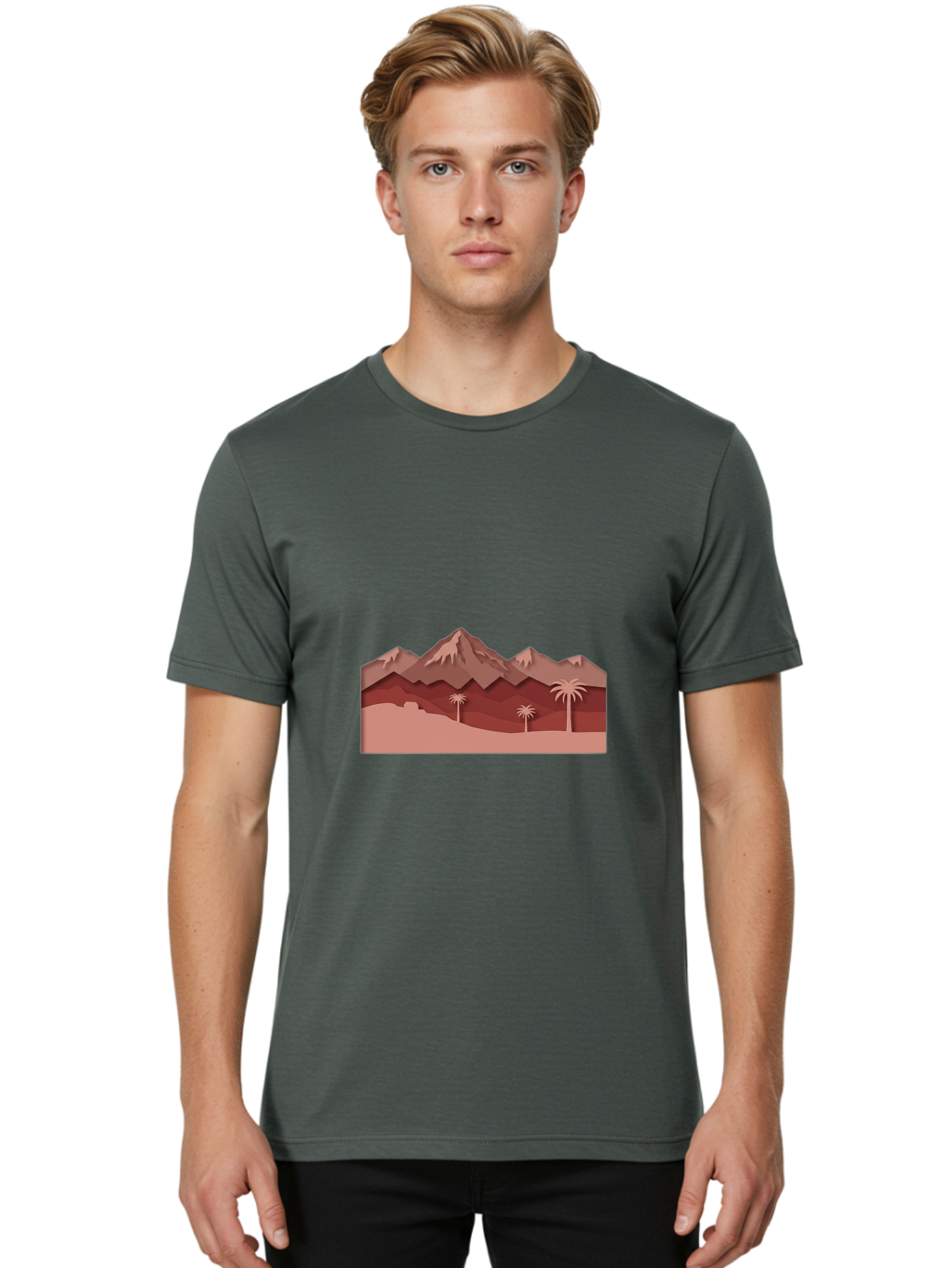 Desert-Mountains Men'S Graphic Tee, 100% Cotton, Comfortable Casual Summer Wear, Machine Washable, Vintage Camera, Old Camera, Antique Camera, Black Camera, Classic Photography, Photography Equipment, Nostalgic Device, Film Camera, Camera Art Bam247 30