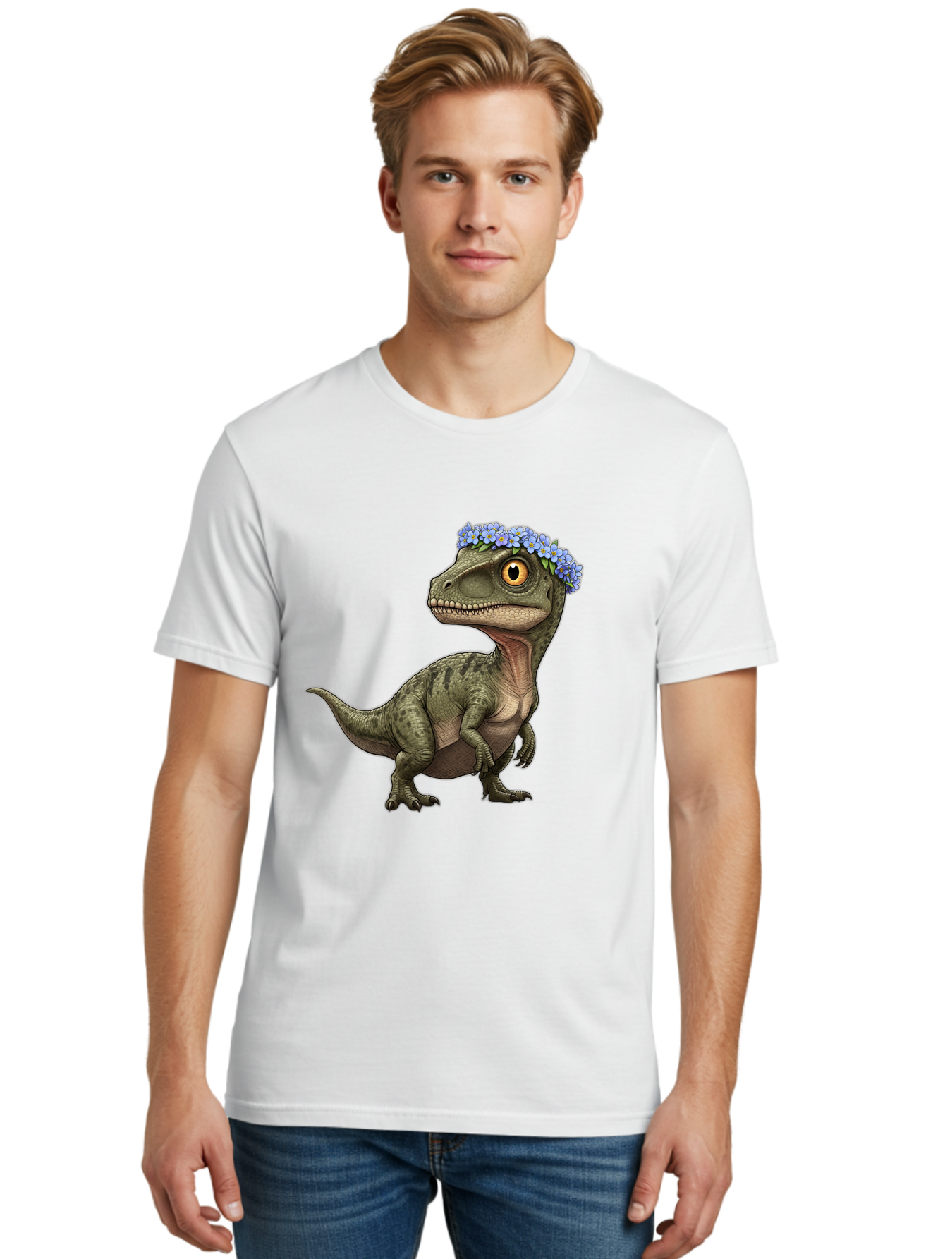 Dinosaur-With-Flower-Crown Men'S Graphic Tee, 100% Cotton, Comfortable Casual Summer Wear, Machine Washable, Vintage Camera, Old Camera, Antique Camera, Black Camera, Classic Photography, Photography Equipment, Nostalgic Device, Film Camera, Bam269 26