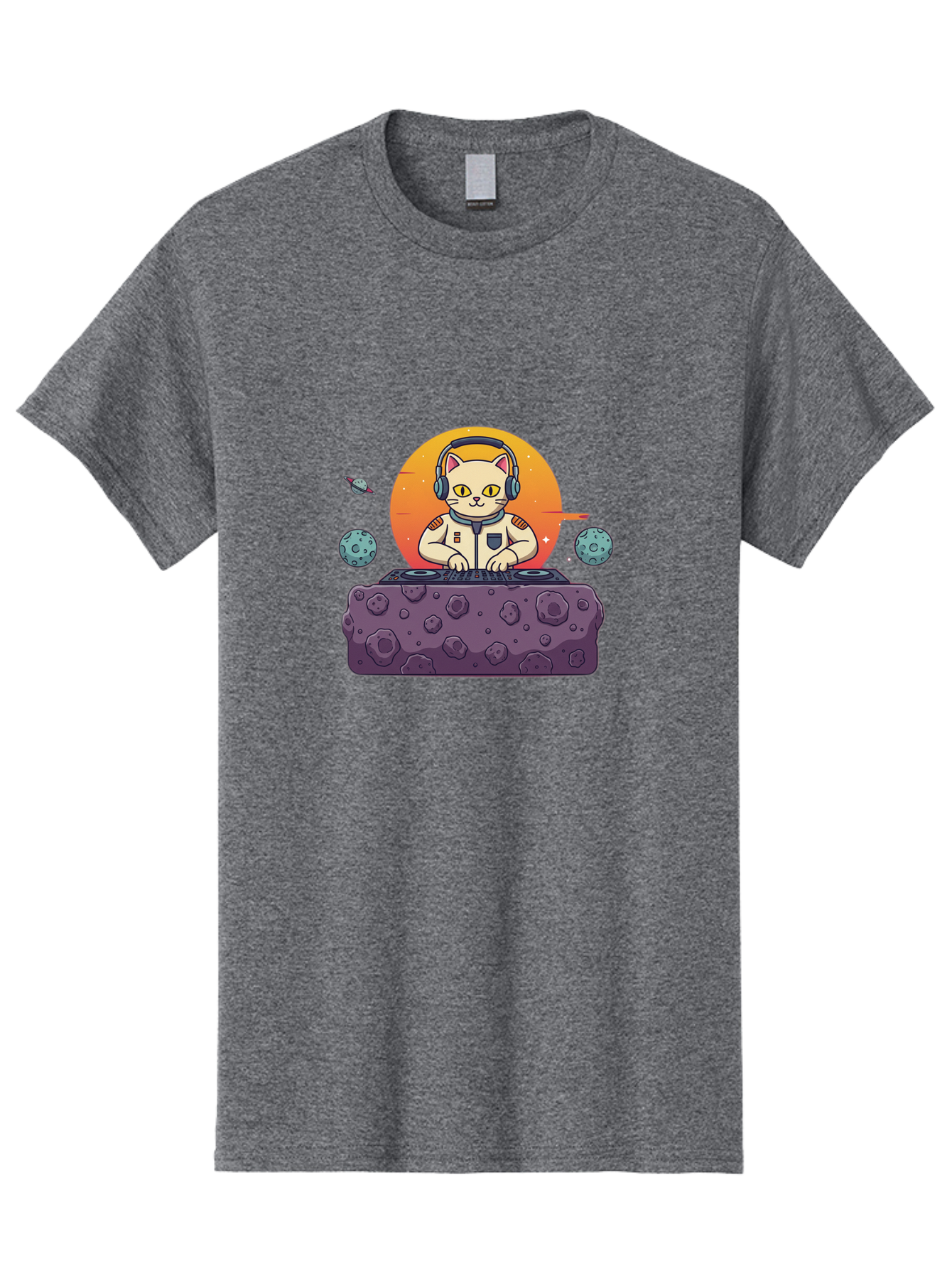 Dj-Astronaut-Cat Men'S Graphic Tee, 100% Cotton, Comfortable Casual Summer Wear, Machine Washable, Vintage Camera, Old Camera, Antique Camera, Black Camera, Classic Photography, Photography Equipment, Nostalgic Device, Film Camera, Camera Art Bam297 5