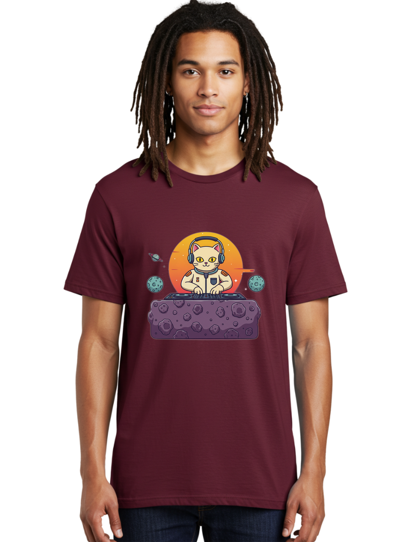 Dj-Astronaut-Cat Men'S Graphic Tee, 100% Cotton, Comfortable Casual Summer Wear, Machine Washable, Vintage Camera, Old Camera, Antique Camera, Black Camera, Classic Photography, Photography Equipment, Nostalgic Device, Film Camera, Camera Art Bam297 19