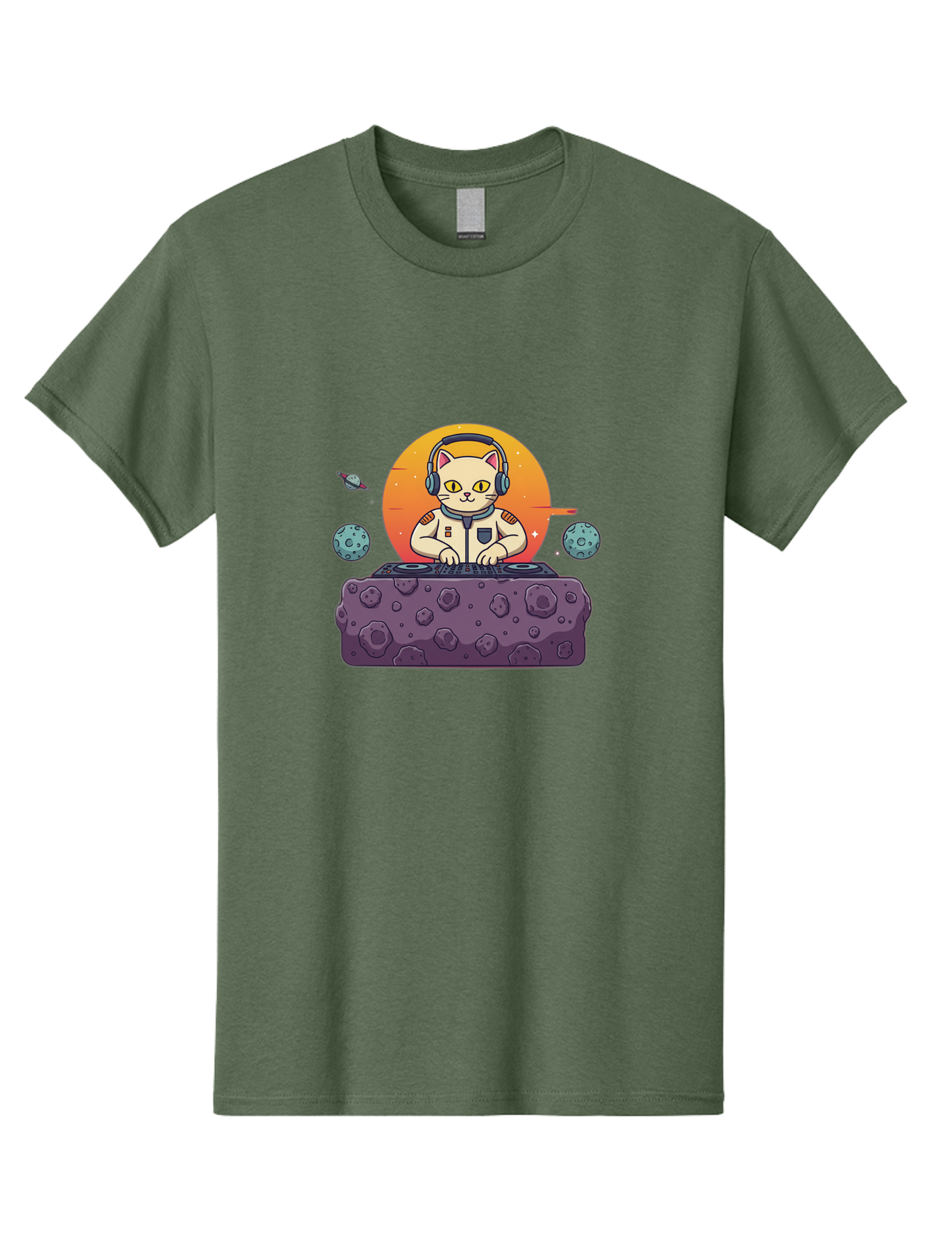 Dj-Astronaut-Cat Men'S Graphic Tee, 100% Cotton, Comfortable Casual Summer Wear, Machine Washable, Vintage Camera, Old Camera, Antique Camera, Black Camera, Classic Photography, Photography Equipment, Nostalgic Device, Film Camera, Camera Art Bam297 7