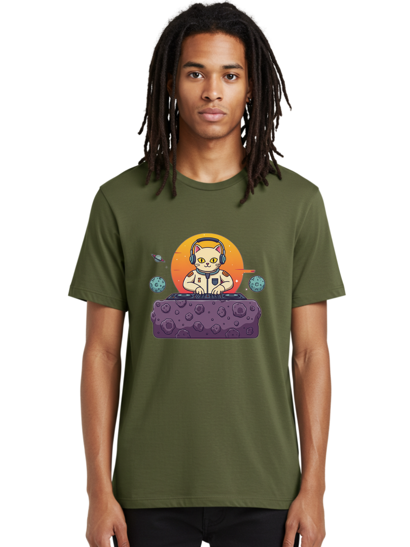 Dj-Astronaut-Cat Men'S Graphic Tee, 100% Cotton, Comfortable Casual Summer Wear, Machine Washable, Vintage Camera, Old Camera, Antique Camera, Black Camera, Classic Photography, Photography Equipment, Nostalgic Device, Film Camera, Camera Art Bam297 22