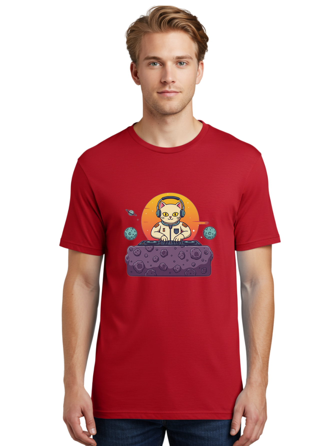 Dj-Astronaut-Cat Men'S Graphic Tee, 100% Cotton, Comfortable Casual Summer Wear, Machine Washable, Vintage Camera, Old Camera, Antique Camera, Black Camera, Classic Photography, Photography Equipment, Nostalgic Device, Film Camera, Camera Art Bam297 23