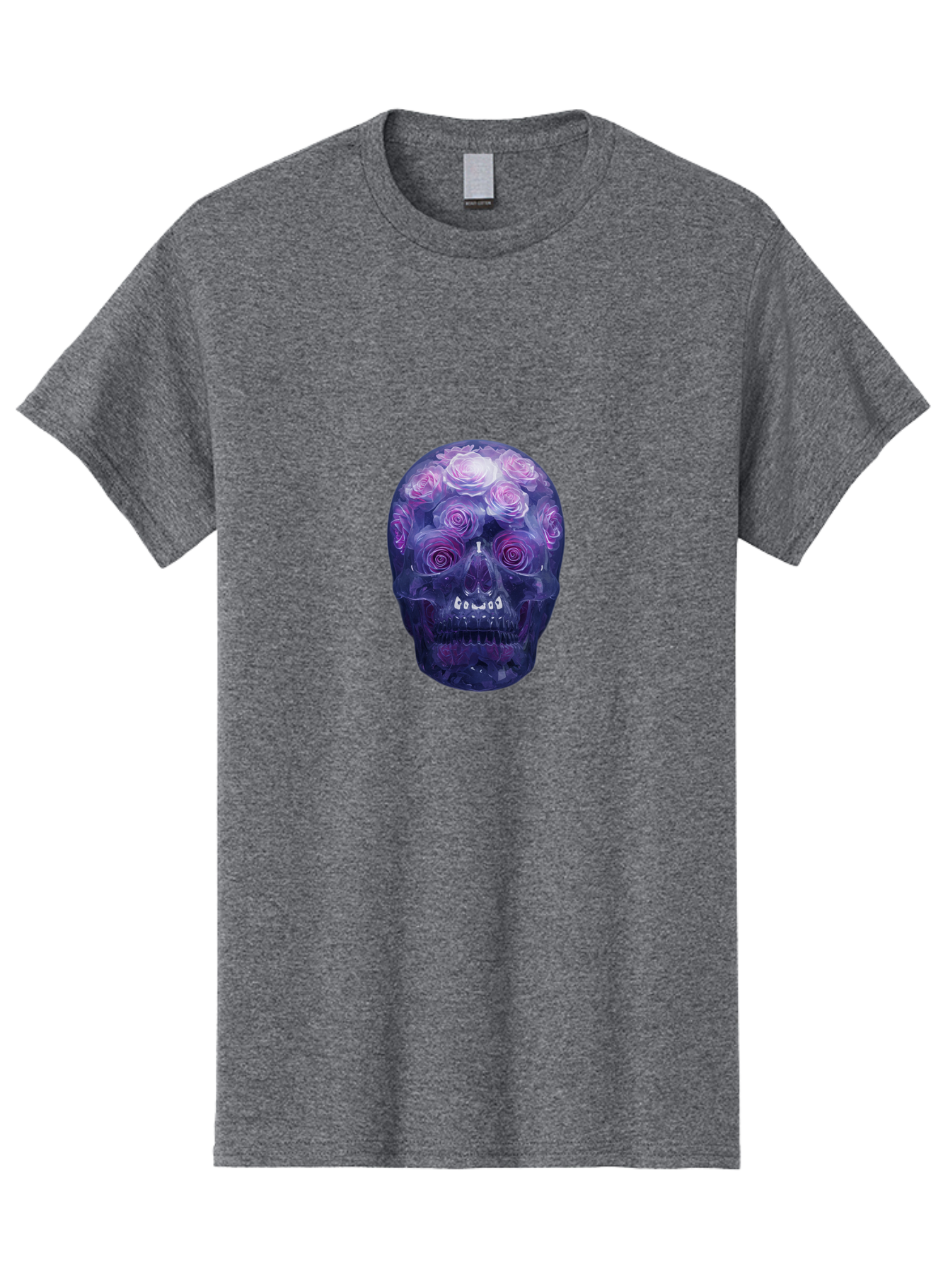 Floral-Skull-1 Men'S Graphic Tee, 100% Cotton, Comfortable Casual Summer Wear, Machine Washable, Vintage Camera, Old Camera, Antique Camera, Black Camera, Classic Photography, Photography Equipment, Nostalgic Device, Film Camera, Camera Art Bam421 10
