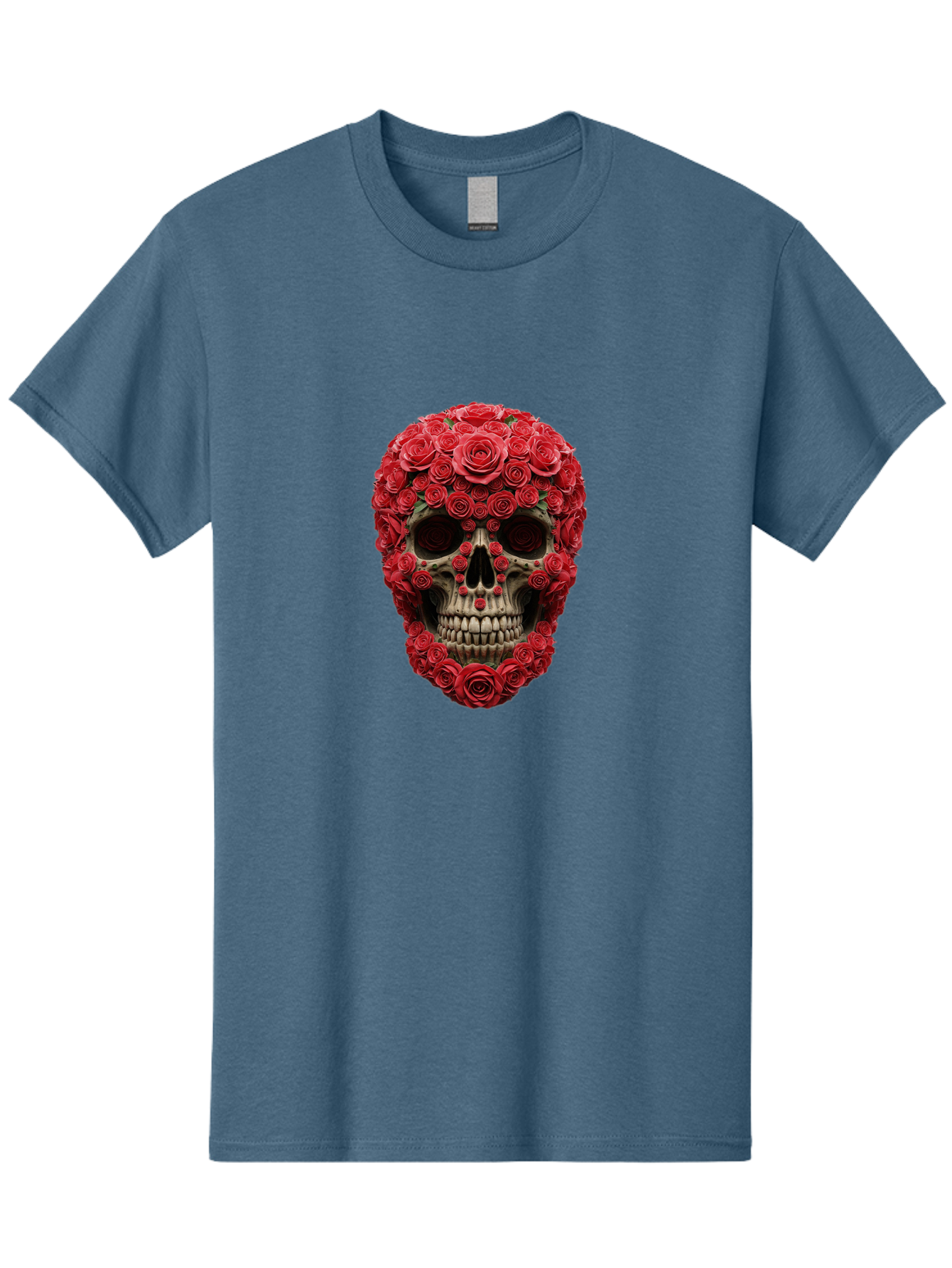 Floral-Skull Men'S Graphic Tee, 100% Cotton, Comfortable Casual Summer Wear, Machine Washable, Vintage Camera, Old Camera, Antique Camera, Black Camera, Classic Photography, Photography Equipment, Nostalgic Device, Film Camera, Camera Art Bam423 9