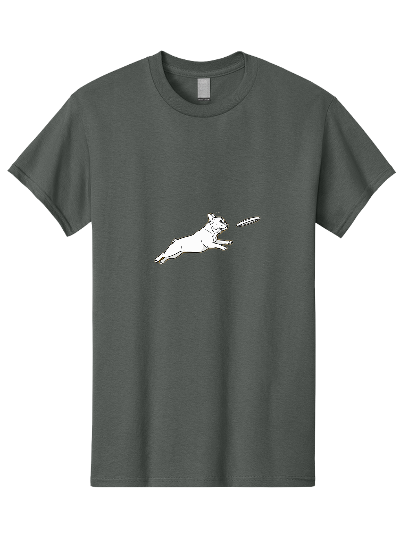 French-Bulldog-Catching-Frisbee Men'S Graphic Tee, 100% Cotton, Comfortable Casual Summer Wear, Machine Washable, Vintage Camera, Old Camera, Antique Camera, Black Camera, Classic Photography, Photography Equipment, Nostalgic Device, Bam435 10