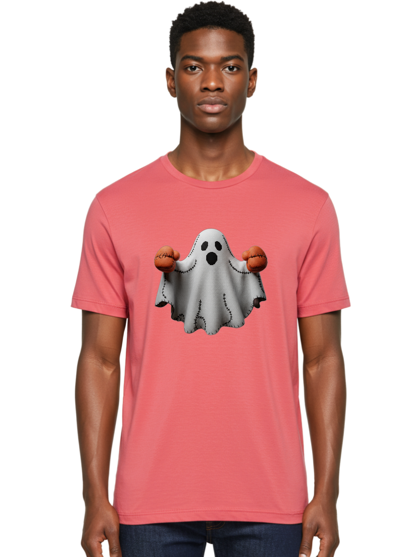 Ghost-With-Boxing-Gloves Men'S Graphic Tee, 100% Cotton, Comfortable Casual Summer Wear, Machine Washable, Vintage Camera, Old Camera, Antique Camera, Black Camera, Classic Photography, Photography Equipment, Nostalgic Device, Film Camera, Bam534 25