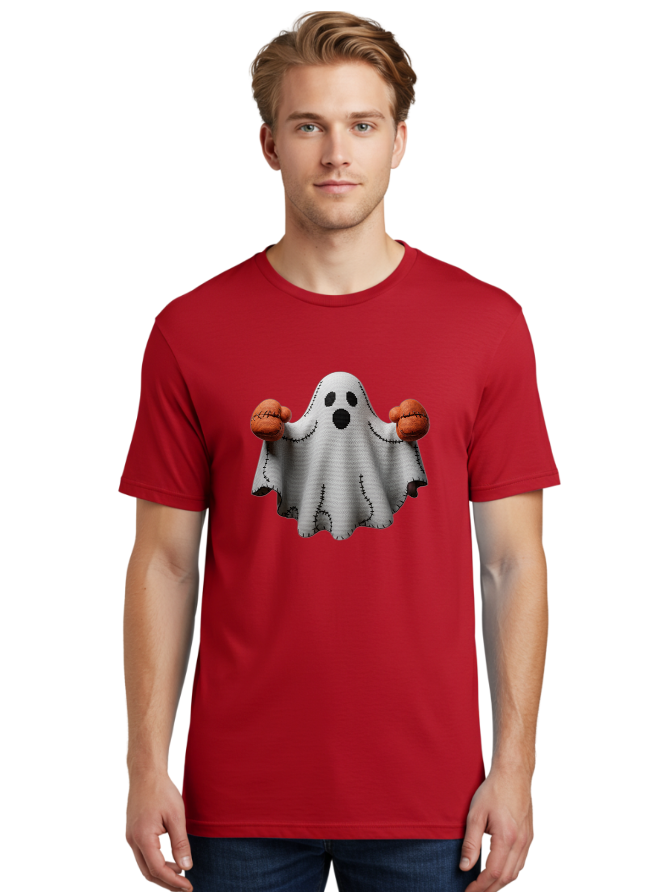 Ghost-With-Boxing-Gloves Men'S Graphic Tee, 100% Cotton, Comfortable Casual Summer Wear, Machine Washable, Vintage Camera, Old Camera, Antique Camera, Black Camera, Classic Photography, Photography Equipment, Nostalgic Device, Film Camera, Bam534 30