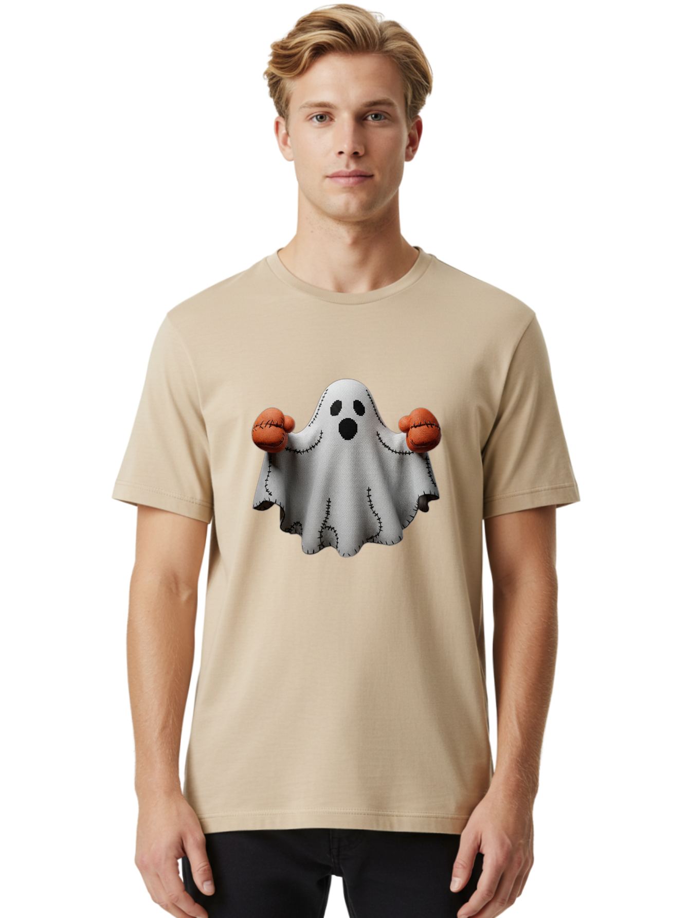 Ghost-With-Boxing-Gloves Men'S Graphic Tee, 100% Cotton, Comfortable Casual Summer Wear, Machine Washable, Vintage Camera, Old Camera, Antique Camera, Black Camera, Classic Photography, Photography Equipment, Nostalgic Device, Film Camera, Bam534 19