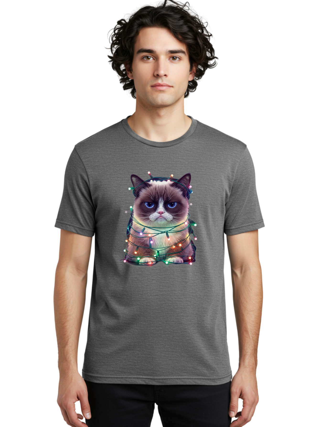 Grumpy-Cat-1 Men'S Graphic Tee, 100% Cotton, Comfortable Casual Summer Wear, Machine Washable, Vintage Camera, Old Camera, Antique Camera, Black Camera, Classic Photography, Photography Equipment, Nostalgic Device, Film Camera, Camera Art Bam593 25