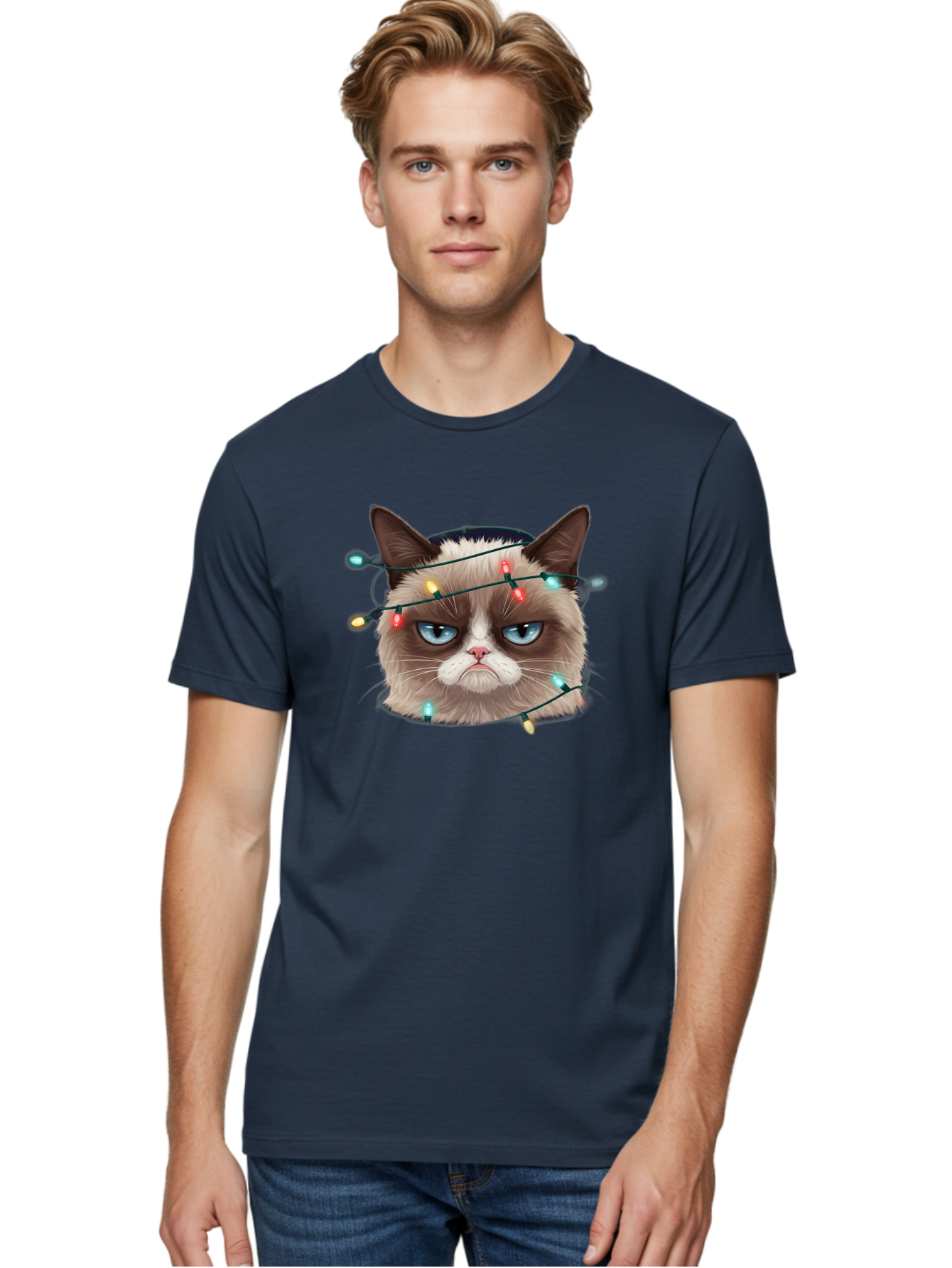 Grumpy-Cat-3 Men'S Graphic Tee, 100% Cotton, Comfortable Casual Summer Wear, Machine Washable, Vintage Camera, Old Camera, Antique Camera, Black Camera, Classic Photography, Photography Equipment, Nostalgic Device, Film Camera, Camera Art Bam595 18