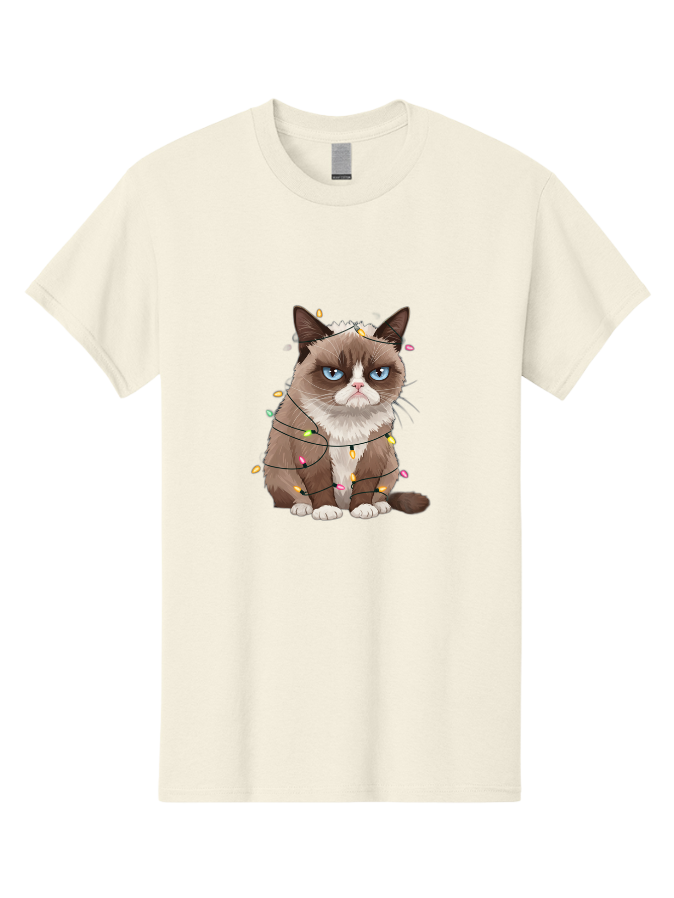 Grumpy-Cat-Christmas-Lights Men'S Graphic Tee, 100% Cotton, Comfortable Casual Summer Wear, Machine Washable, Vintage Camera, Old Camera, Antique Camera, Black Camera, Classic Photography, Photography Equipment, Nostalgic Device, Film Camera, Bam597 15