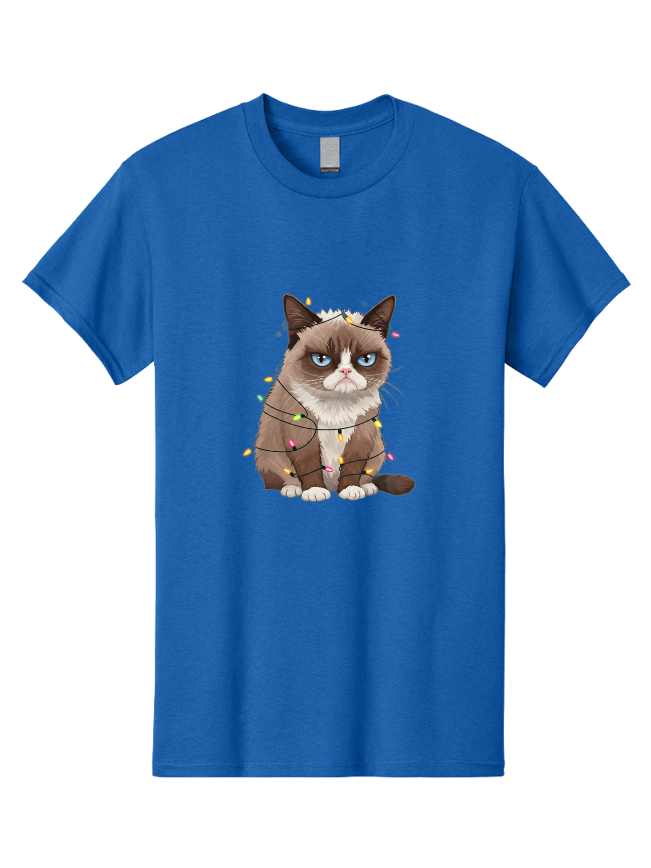 Grumpy-Cat-Christmas-Lights Men'S Graphic Tee, 100% Cotton, Comfortable Casual Summer Wear, Machine Washable, Vintage Camera, Old Camera, Antique Camera, Black Camera, Classic Photography, Photography Equipment, Nostalgic Device, Film Camera, Bam597 7