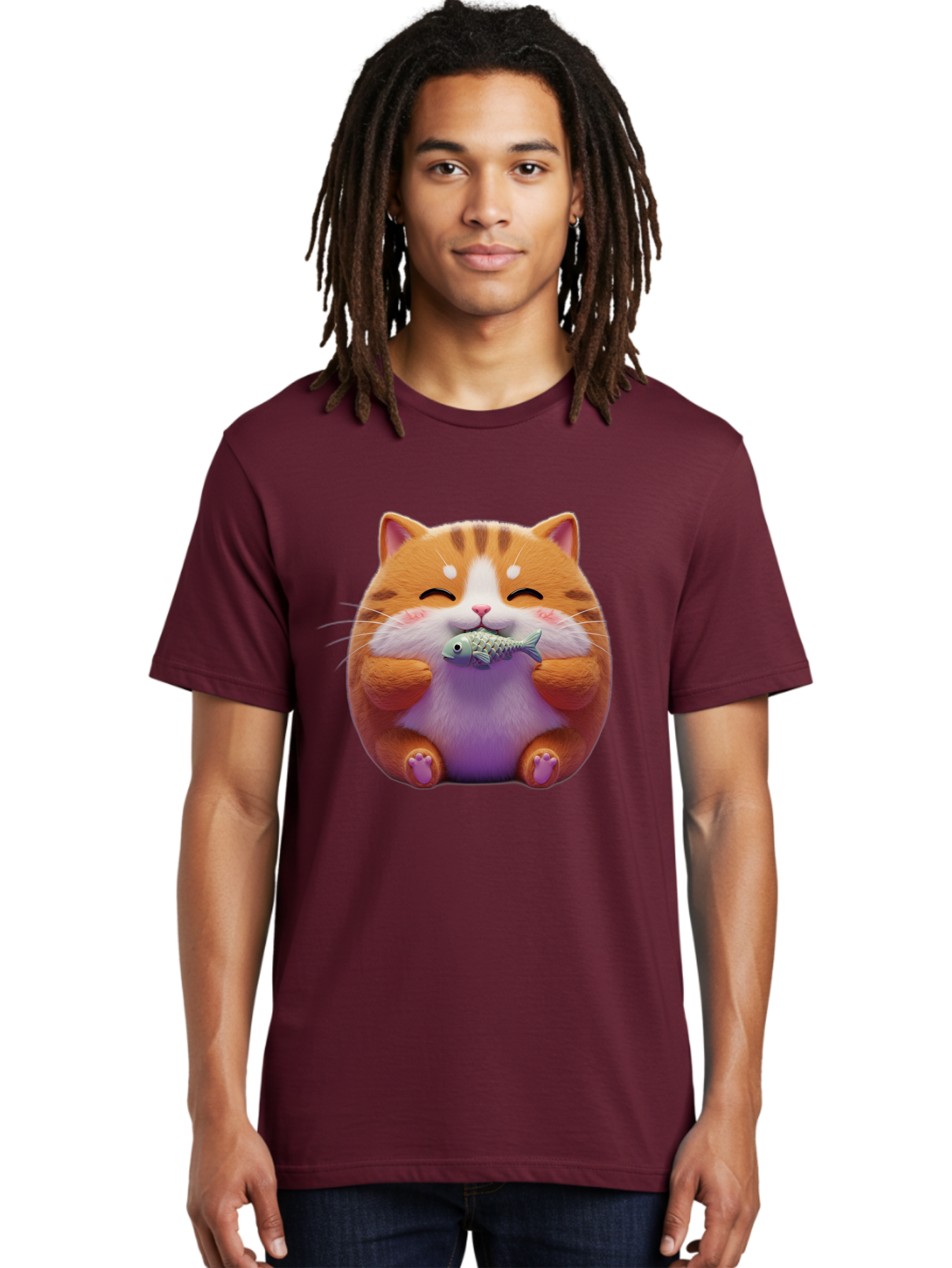 Happy-Cat-With-Fish Men'S Graphic Tee, 100% Cotton, Comfortable Casual Summer Wear, Machine Washable, Vintage Camera, Old Camera, Antique Camera, Black Camera, Classic Photography, Photography Equipment, Nostalgic Device, Film Camera, Bam621 27