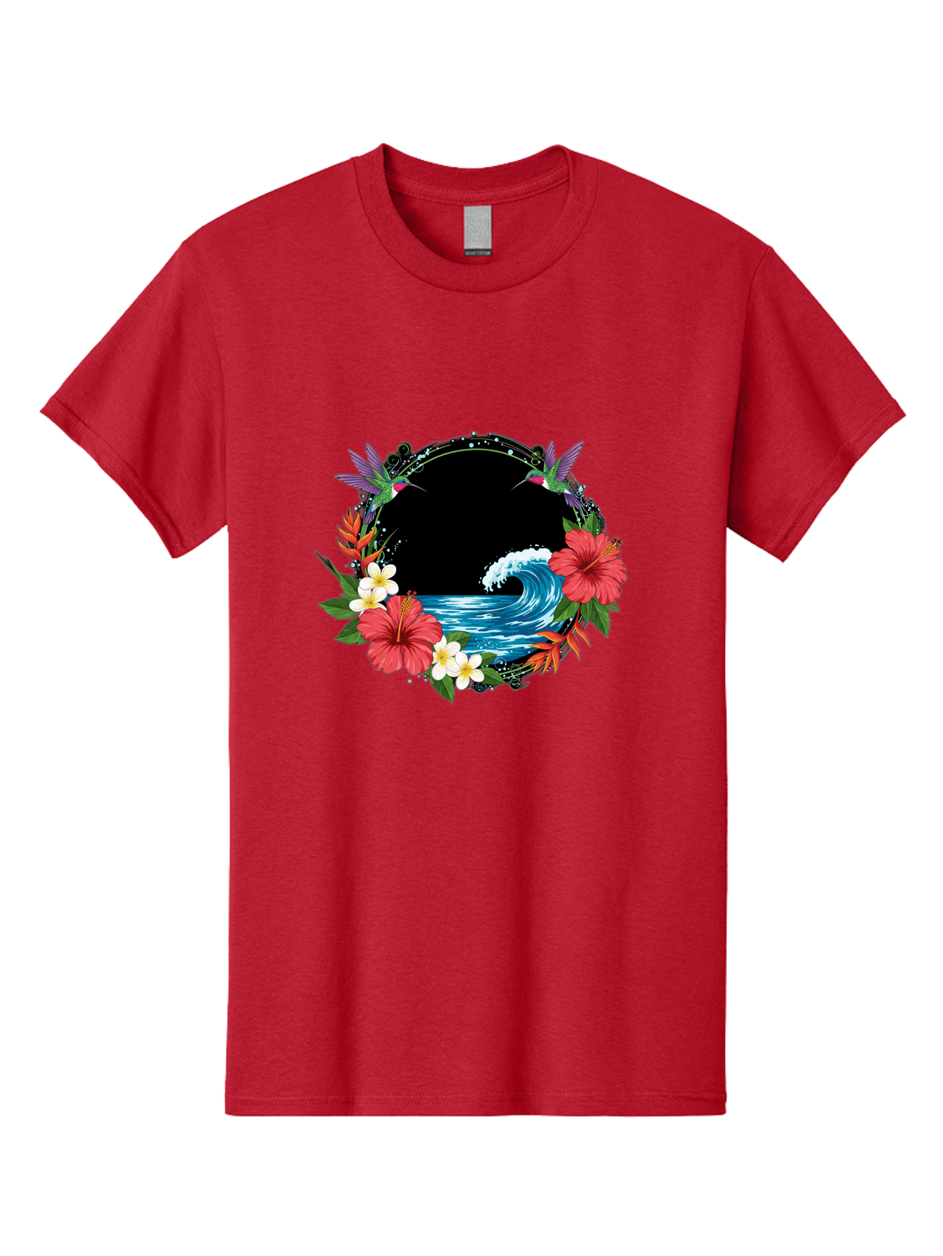 Hummingbird-Ocean-Wave Men'S Graphic Tee, 100% Cotton, Comfortable Casual Summer Wear, Machine Washable, Vintage Camera, Old Camera, Antique Camera, Black Camera, Classic Photography, Photography Equipment, Nostalgic Device, Film Camera, Bam671 3