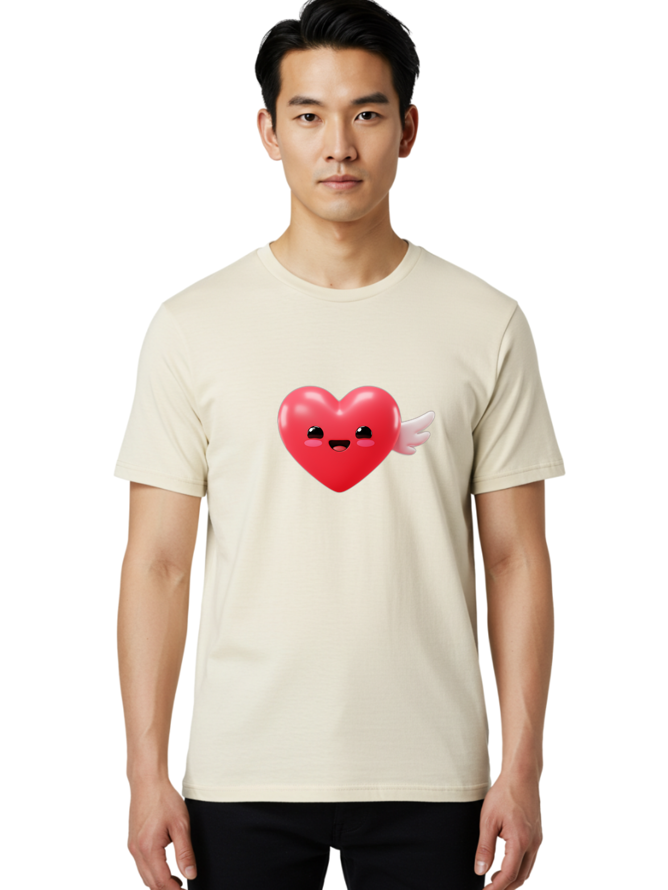 Love-Heart-Emoji Men'S Graphic Tee, 100% Cotton, Comfortable Casual Summer Wear, Machine Washable, Vintage Camera, Old Camera, Antique Camera, Black Camera, Classic Photography, Photography Equipment, Nostalgic Device, Film Camera, Camera Art Bam812 19