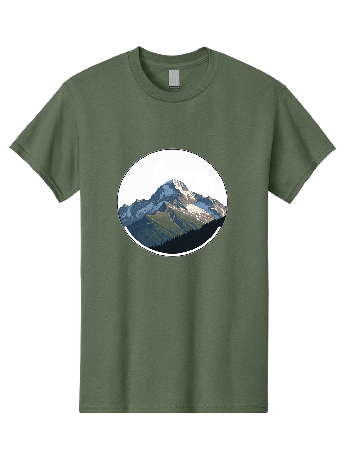 Mountain-Landscape-2 Men'S Graphic Tee, 100% Cotton, Comfortable Casual Summer Wear, Machine Washable, Vintage Camera, Old Camera, Antique Camera, Black Camera, Classic Photography, Photography Equipment, Nostalgic Device, Film Camera, Bam934 15