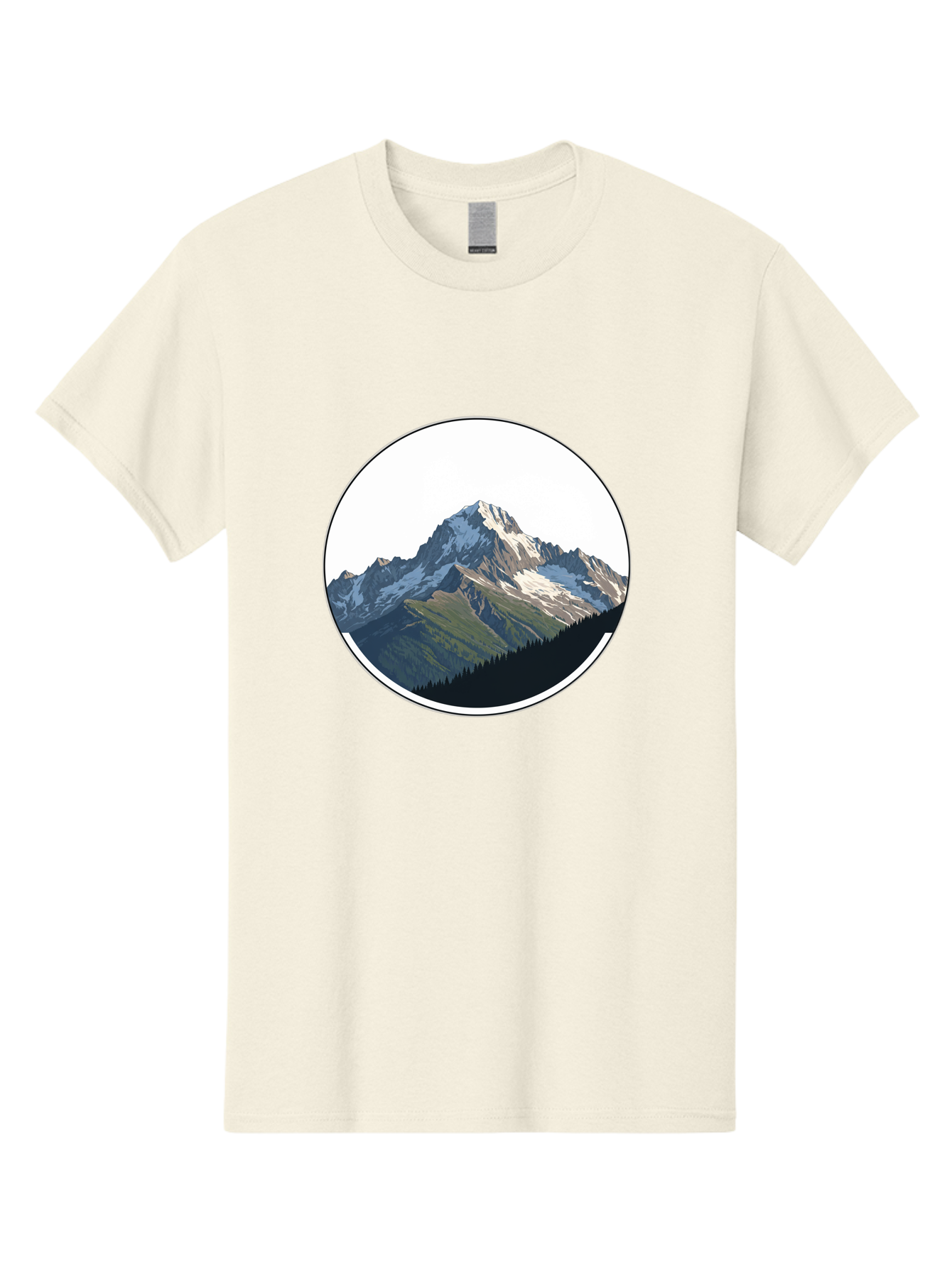 Mountain-Landscape-2 Men'S Graphic Tee, 100% Cotton, Comfortable Casual Summer Wear, Machine Washable, Vintage Camera, Old Camera, Antique Camera, Black Camera, Classic Photography, Photography Equipment, Nostalgic Device, Film Camera, Bam934 8