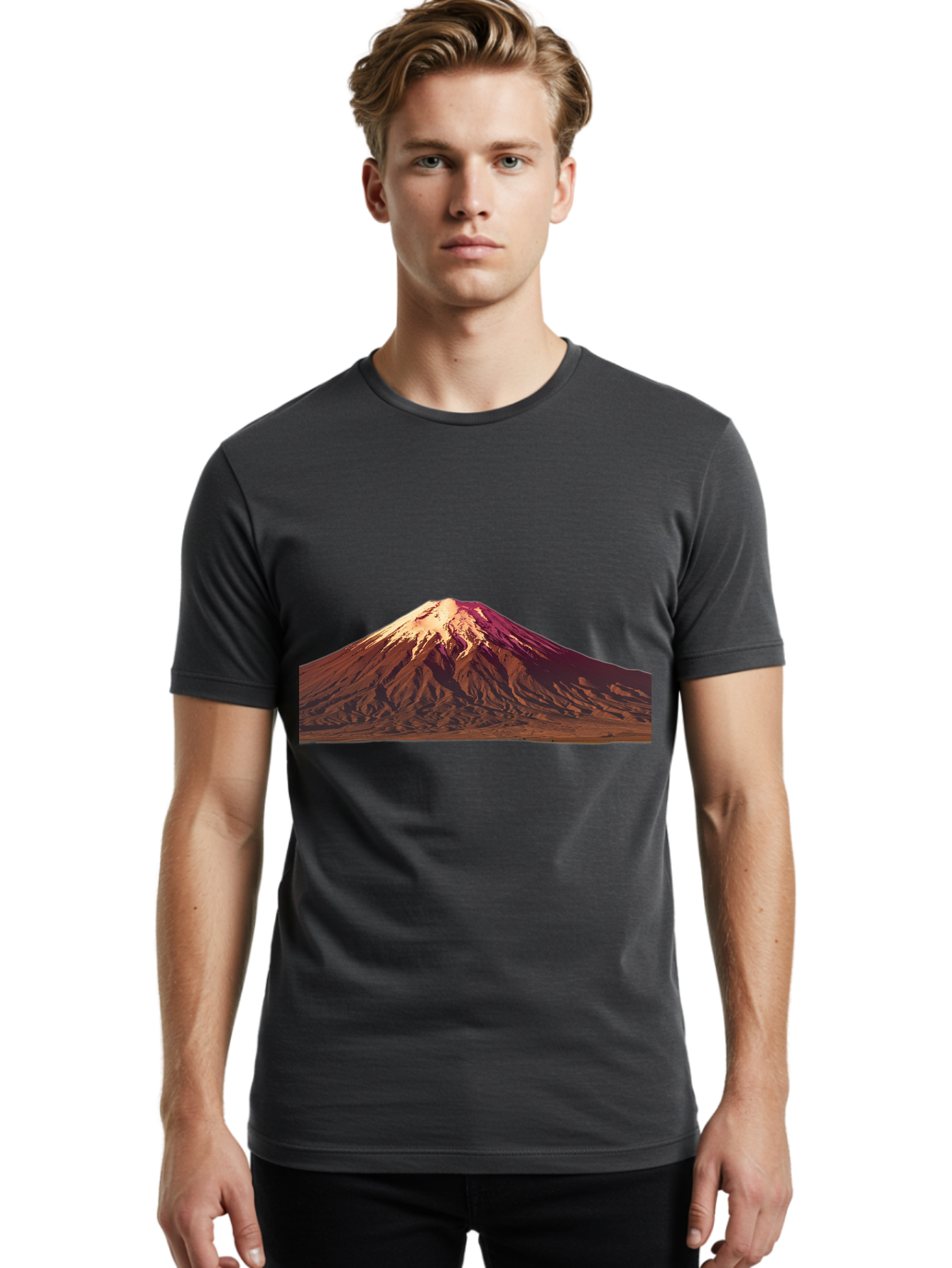 Mountain Men'S Graphic Tee, 100% Cotton, Comfortable Casual Summer Wear, Machine Washable, Vintage Camera, Old Camera, Antique Camera, Black Camera, Classic Photography, Photography Equipment, Nostalgic Device, Film Camera, Camera Art Bam937 20