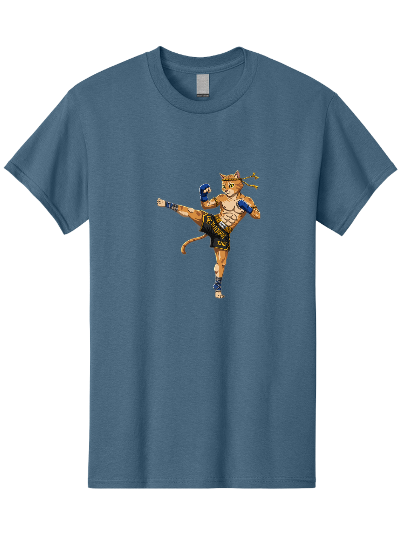 Muay-Thai-Cat-1 Men'S Graphic Tee, 100% Cotton, Comfortable Casual Summer Wear, Machine Washable, Vintage Camera, Old Camera, Antique Camera, Black Camera, Classic Photography, Photography Equipment, Nostalgic Device, Film Camera, Camera Art Bam941 12