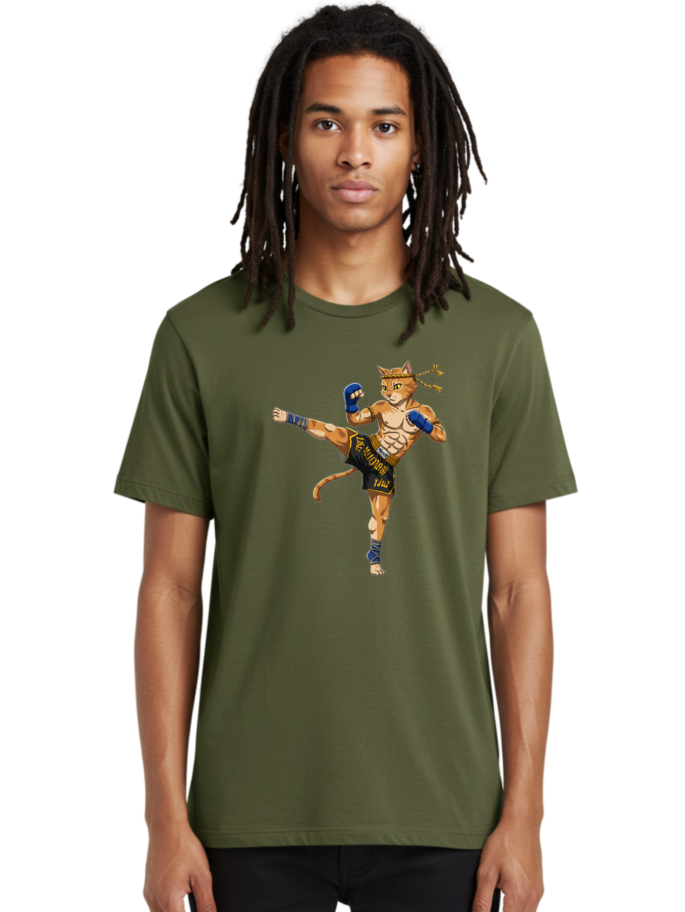 Muay-Thai-Cat-1 Men'S Graphic Tee, 100% Cotton, Comfortable Casual Summer Wear, Machine Washable, Vintage Camera, Old Camera, Antique Camera, Black Camera, Classic Photography, Photography Equipment, Nostalgic Device, Film Camera, Camera Art Bam941 16
