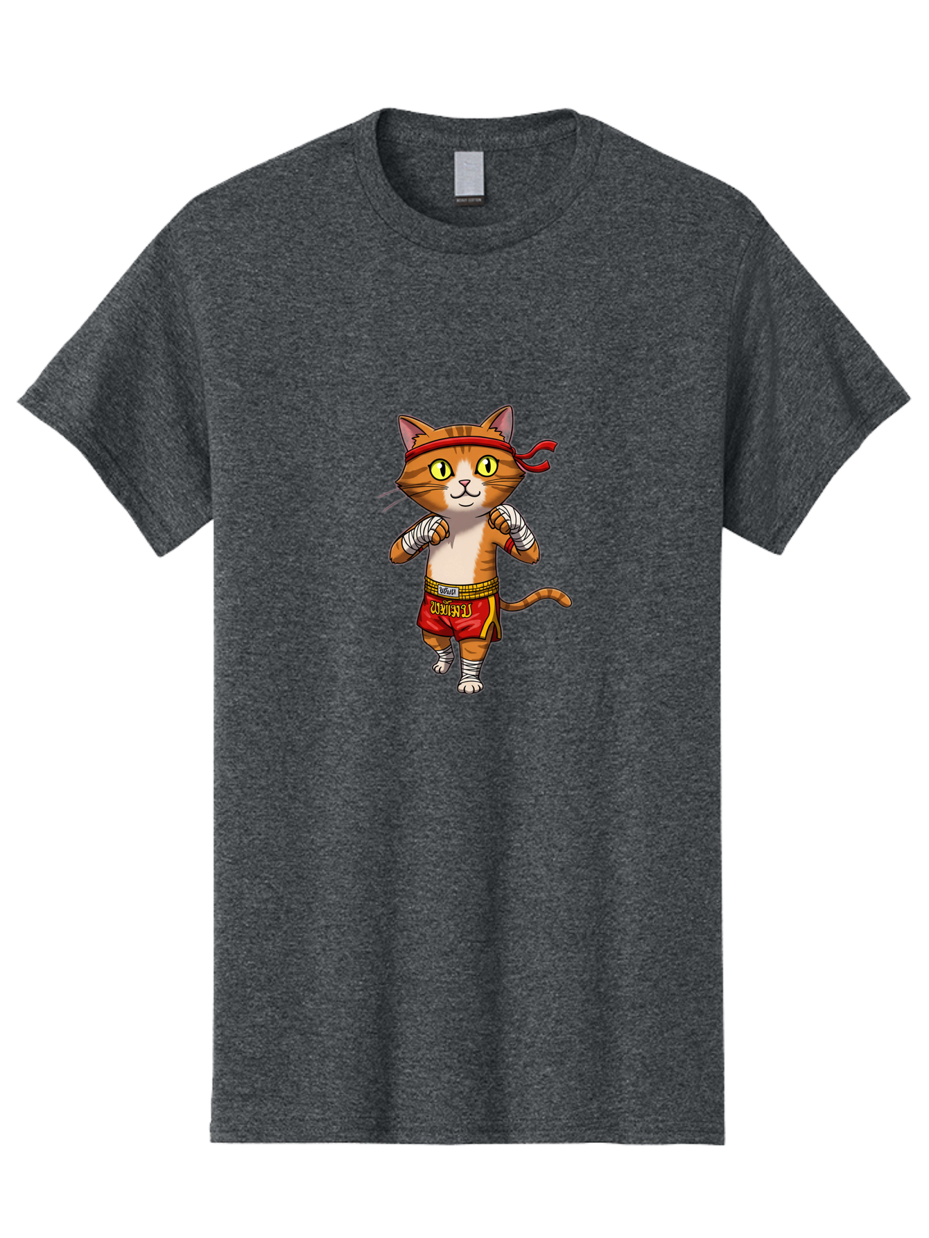 Muay-Thai-Cat-2 Men'S Graphic Tee, 100% Cotton, Comfortable Casual Summer Wear, Machine Washable, Vintage Camera, Old Camera, Antique Camera, Black Camera, Classic Photography, Photography Equipment, Nostalgic Device, Film Camera, Camera Art Bam942 7