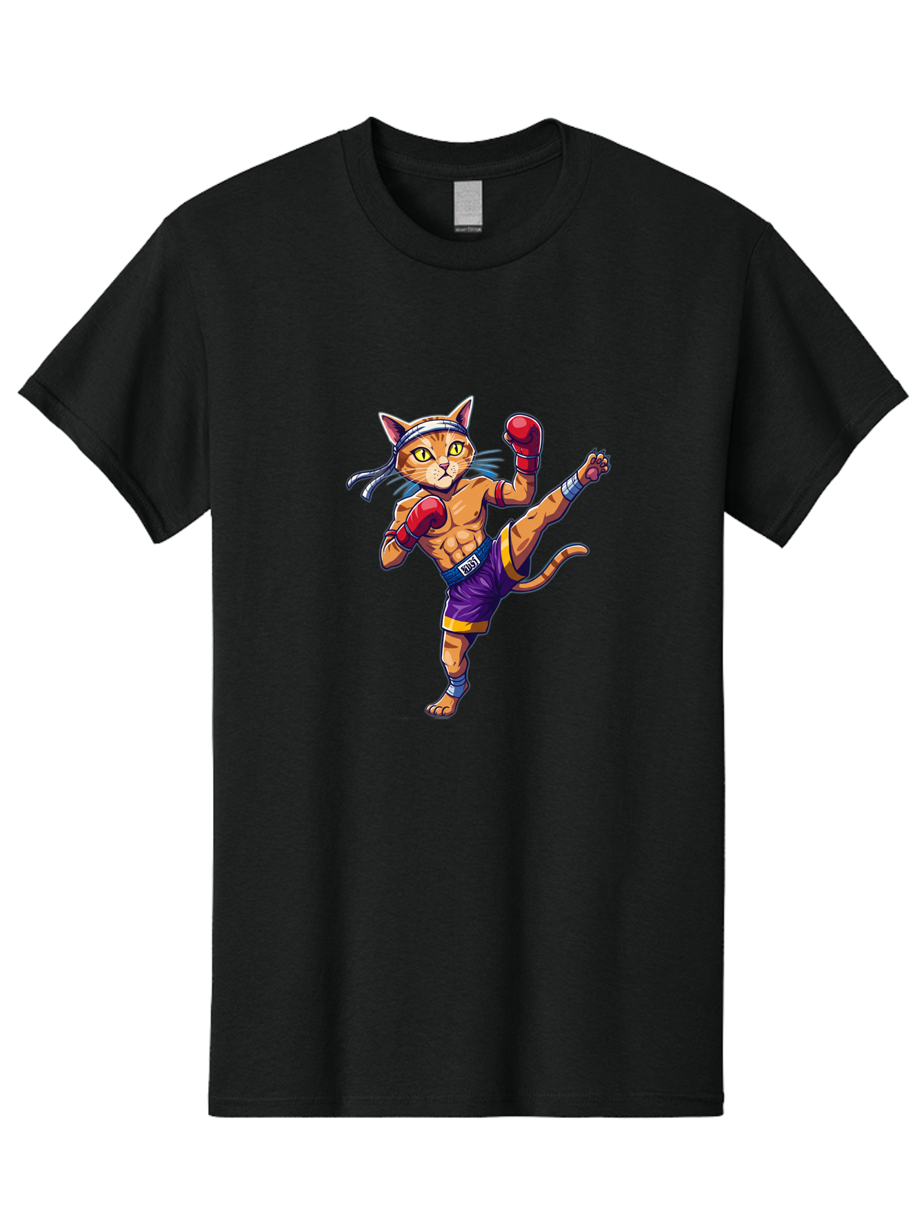 Muay-Thai-Cat-4 Men'S Graphic Tee, 100% Cotton, Comfortable Casual Summer Wear, Machine Washable, Vintage Camera, Old Camera, Antique Camera, Black Camera, Classic Photography, Photography Equipment, Nostalgic Device, Film Camera, Camera Art Bam944 14