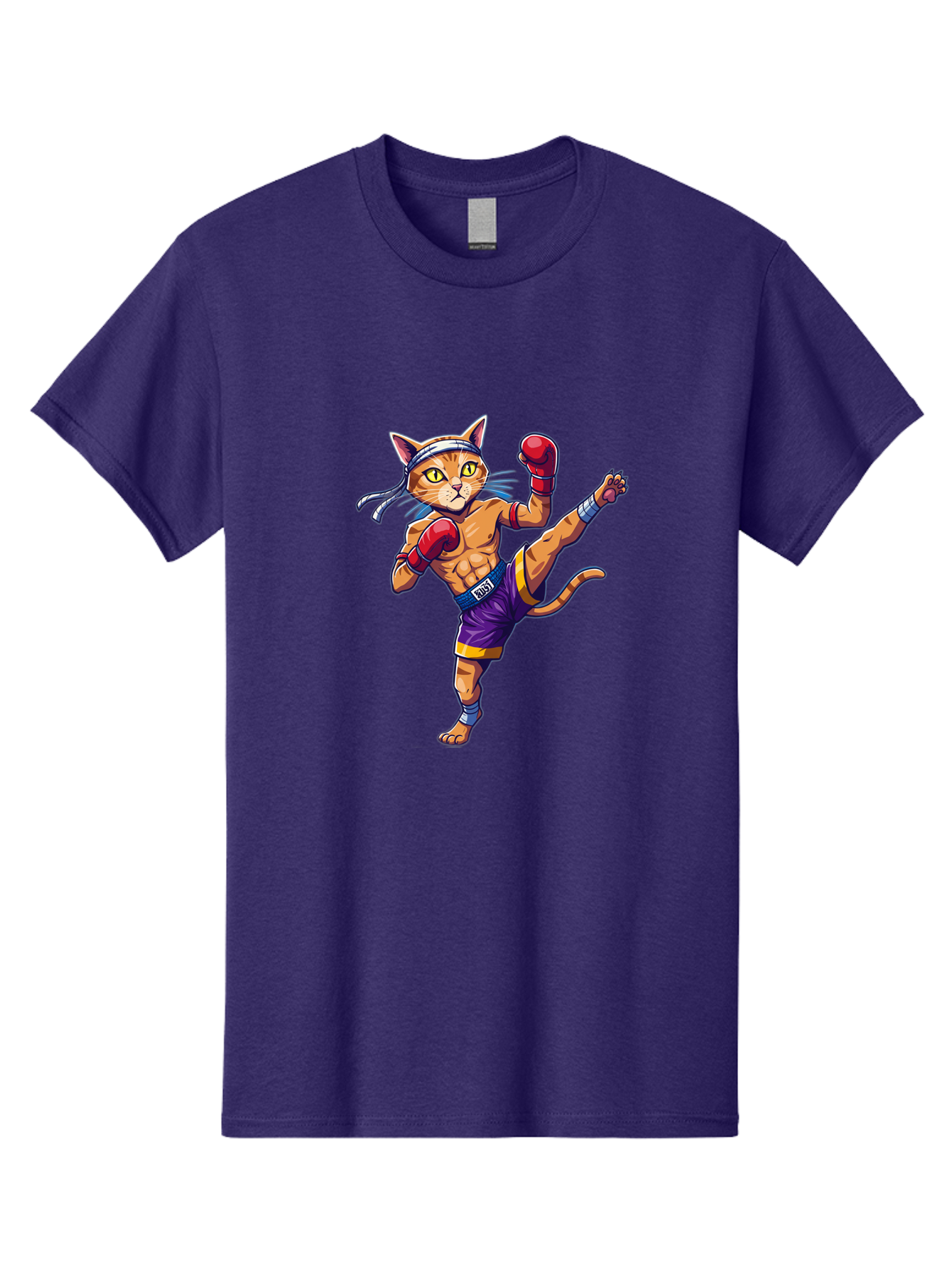 Muay-Thai-Cat-4 Men'S Graphic Tee, 100% Cotton, Comfortable Casual Summer Wear, Machine Washable, Vintage Camera, Old Camera, Antique Camera, Black Camera, Classic Photography, Photography Equipment, Nostalgic Device, Film Camera, Camera Art Bam944 10