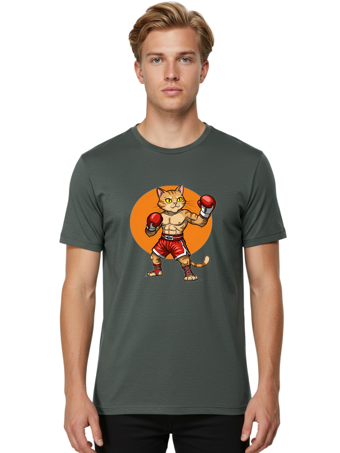 Muay-Thai-Cat Men'S Graphic Tee, 100% Cotton, Comfortable Casual Summer Wear, Machine Washable, Vintage Camera, Old Camera, Antique Camera, Black Camera, Classic Photography, Photography Equipment, Nostalgic Device, Film Camera, Camera Art Bam945 21