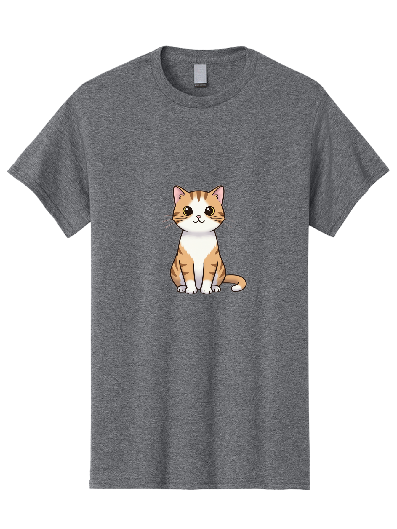 Orange-Tabby-Cat Men'S Graphic Tee, 100% Cotton, Comfortable Casual Summer Wear, Machine Washable, Vintage Camera, Old Camera, Antique Camera, Black Camera, Classic Photography, Photography Equipment, Nostalgic Device, Film Camera, Camera Art Ban004 3
