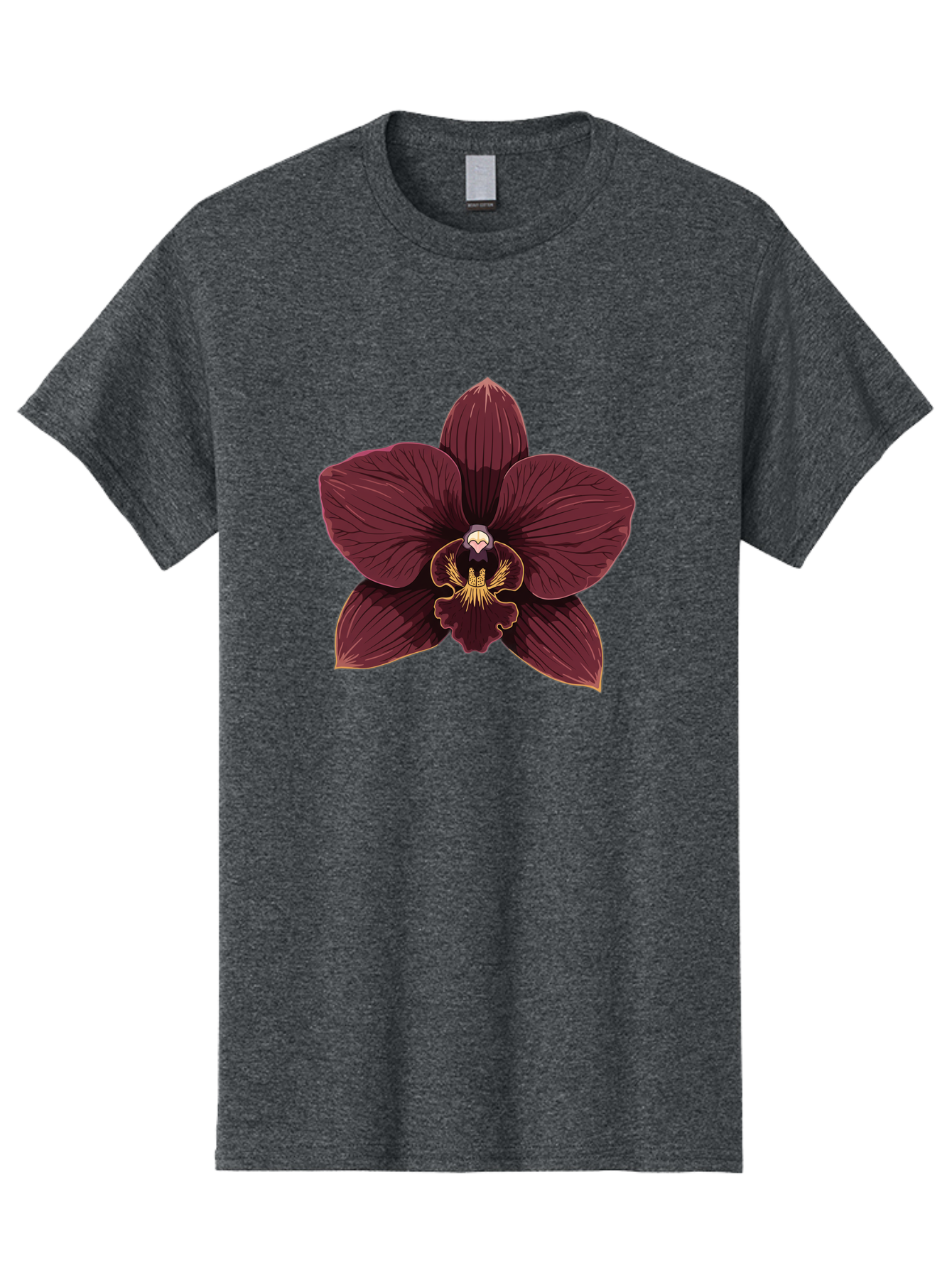 Orchid-Flower Men'S Graphic Tee, 100% Cotton, Comfortable Casual Summer Wear, Machine Washable, Vintage Camera, Old Camera, Antique Camera, Black Camera, Classic Photography, Photography Equipment, Nostalgic Device, Film Camera, Camera Art Ban005 3