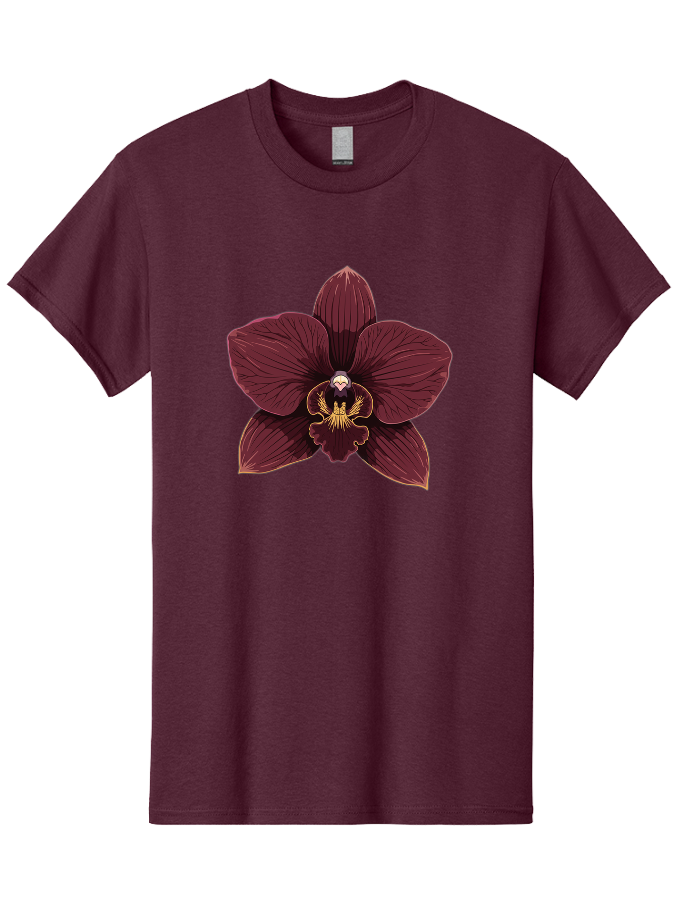 Orchid-Flower Men'S Graphic Tee, 100% Cotton, Comfortable Casual Summer Wear, Machine Washable, Vintage Camera, Old Camera, Antique Camera, Black Camera, Classic Photography, Photography Equipment, Nostalgic Device, Film Camera, Camera Art Ban005 5
