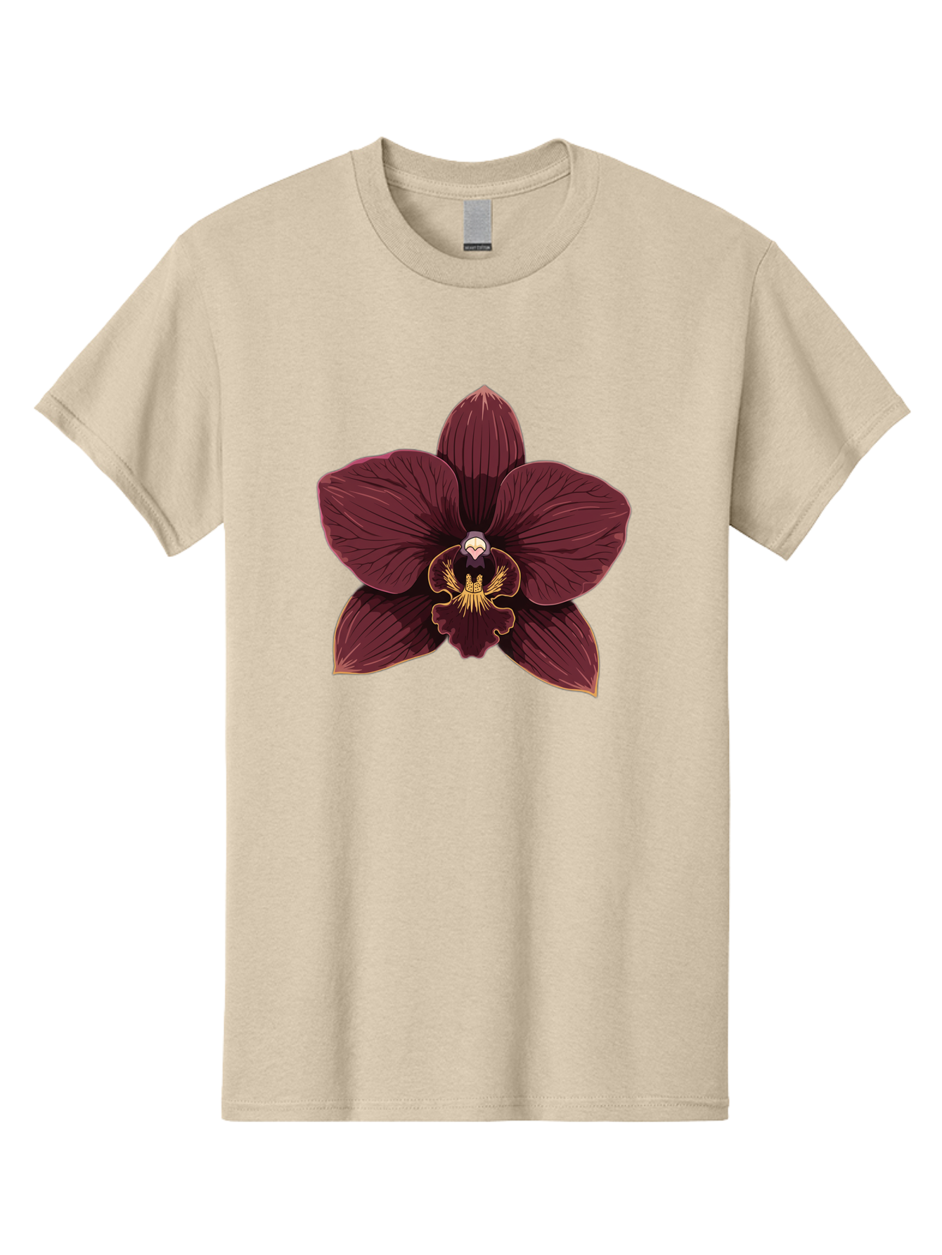 Orchid-Flower Men'S Graphic Tee, 100% Cotton, Comfortable Casual Summer Wear, Machine Washable, Vintage Camera, Old Camera, Antique Camera, Black Camera, Classic Photography, Photography Equipment, Nostalgic Device, Film Camera, Camera Art Ban005 6