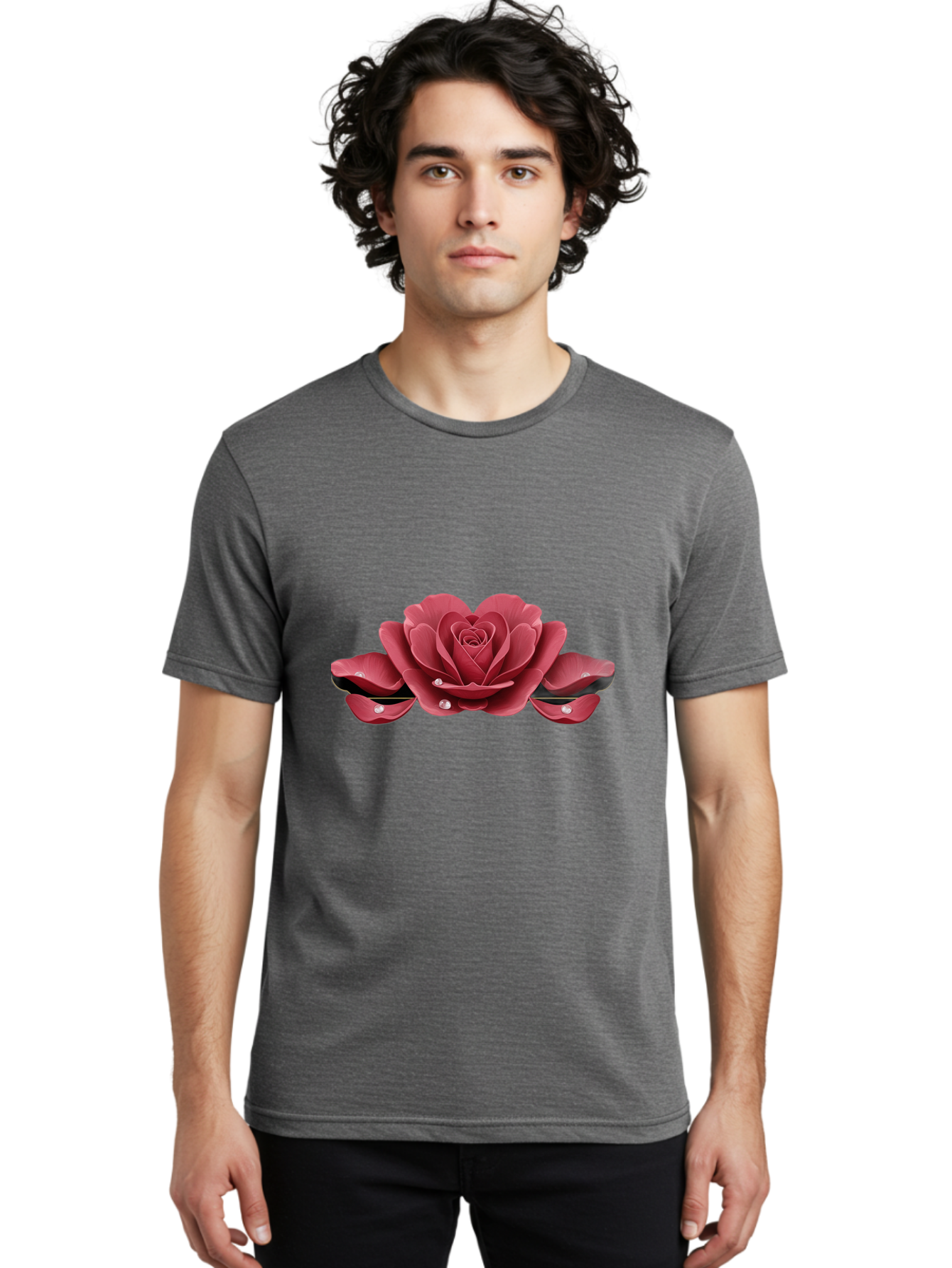 Paper-Flower-With-Pearls Men'S Graphic Tee, 100% Cotton, Comfortable Casual Summer Wear, Machine Washable, Vintage Camera, Old Camera, Antique Camera, Black Camera, Classic Photography, Photography Equipment, Nostalgic Device, Film Camera, Ban047 18