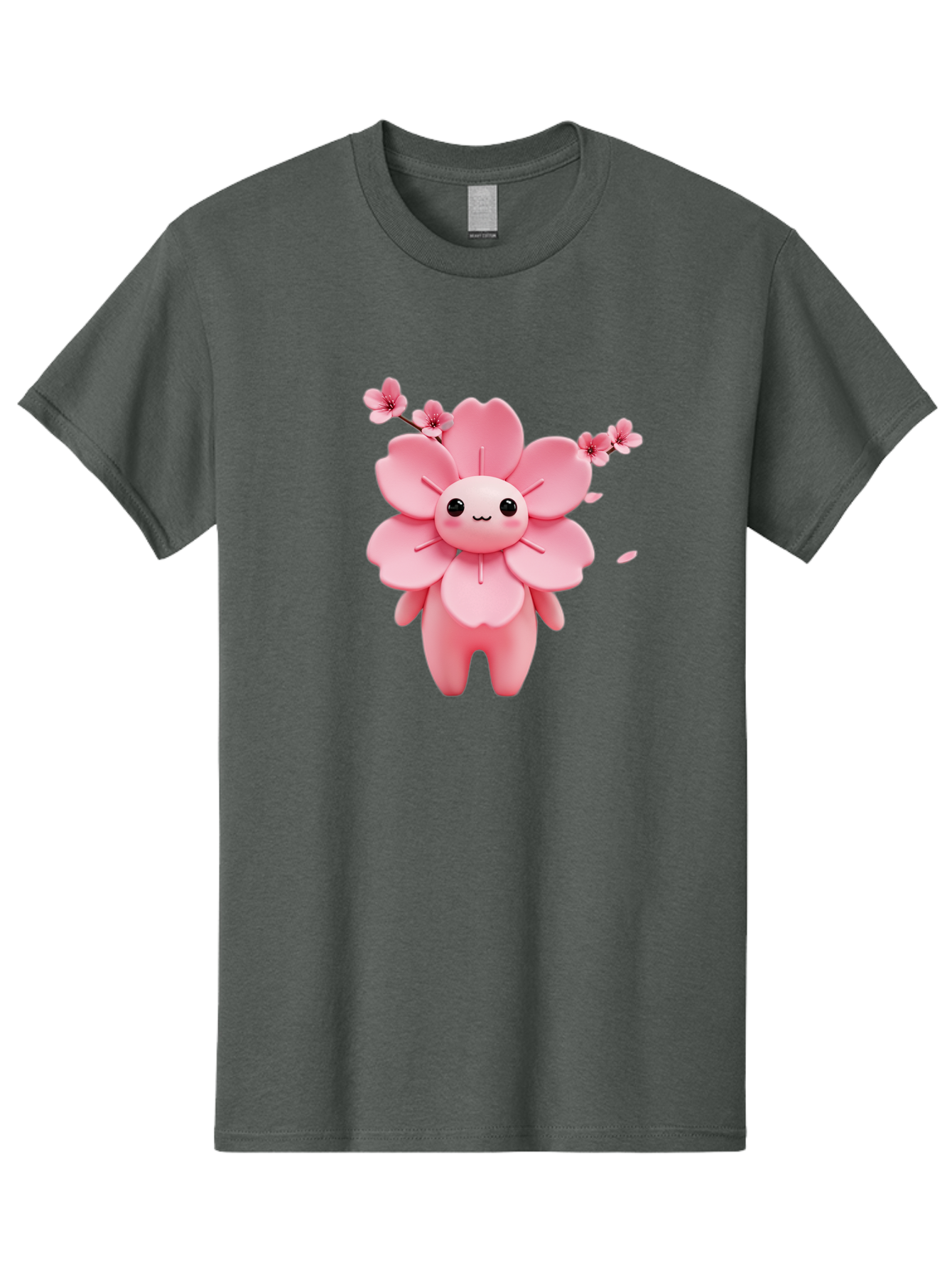 Pink-Flower-Character Men'S Graphic Tee, 100% Cotton, Comfortable Casual Summer Wear, Machine Washable, Vintage Camera, Old Camera, Antique Camera, Black Camera, Classic Photography, Photography Equipment, Nostalgic Device, Film Camera, Ban130 15