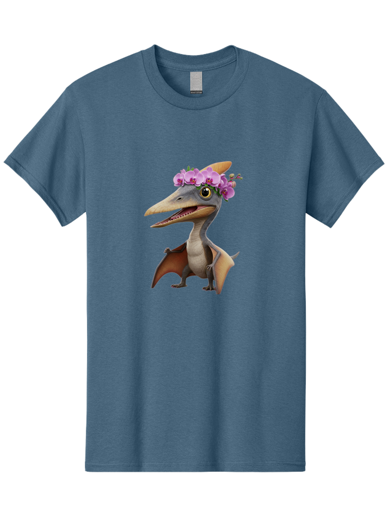 Pterodactyl-With-Flowers Men'S Graphic Tee, 100% Cotton, Comfortable Casual Summer Wear, Machine Washable, Vintage Camera, Old Camera, Antique Camera, Black Camera, Classic Photography, Photography Equipment, Nostalgic Device, Film Camera, Ban208 13