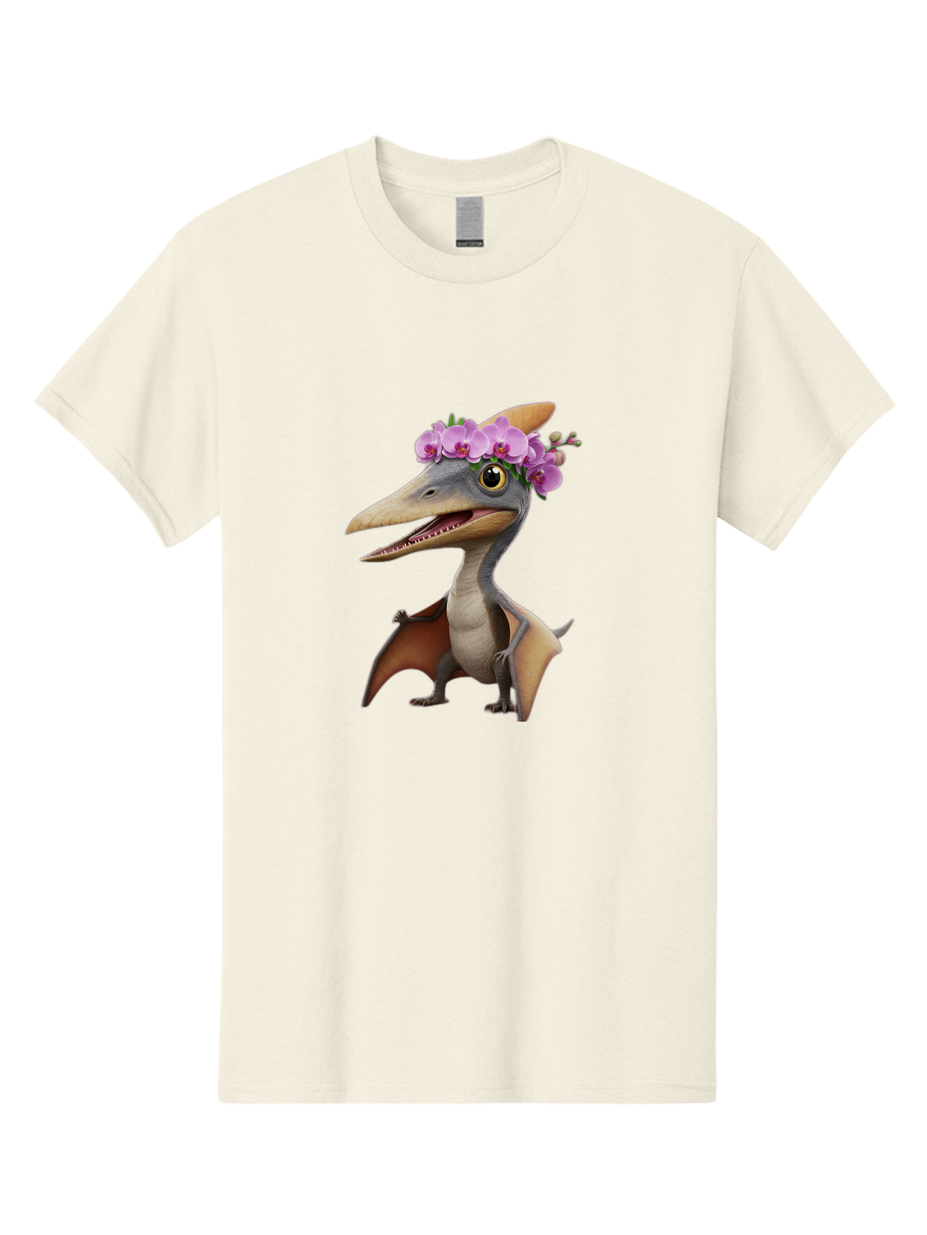 Pterodactyl-With-Flowers Men'S Graphic Tee, 100% Cotton, Comfortable Casual Summer Wear, Machine Washable, Vintage Camera, Old Camera, Antique Camera, Black Camera, Classic Photography, Photography Equipment, Nostalgic Device, Film Camera, Ban208 2