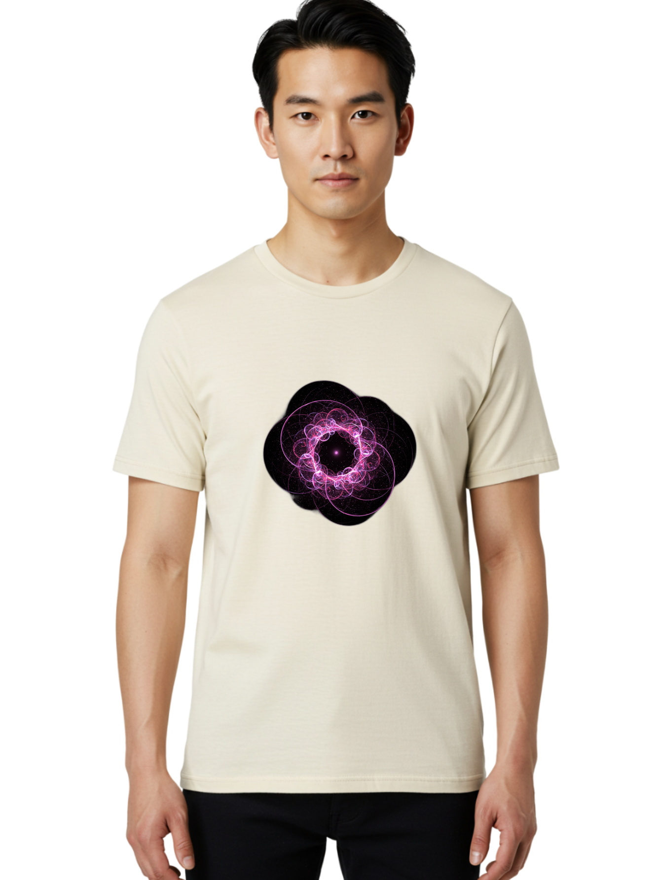 Purple-Fractal-Flower Men'S Graphic Tee, 100% Cotton, Comfortable Casual Summer Wear, Machine Washable, Vintage Camera, Old Camera, Antique Camera, Black Camera, Classic Photography, Photography Equipment, Nostalgic Device, Film Camera, Ban222 19