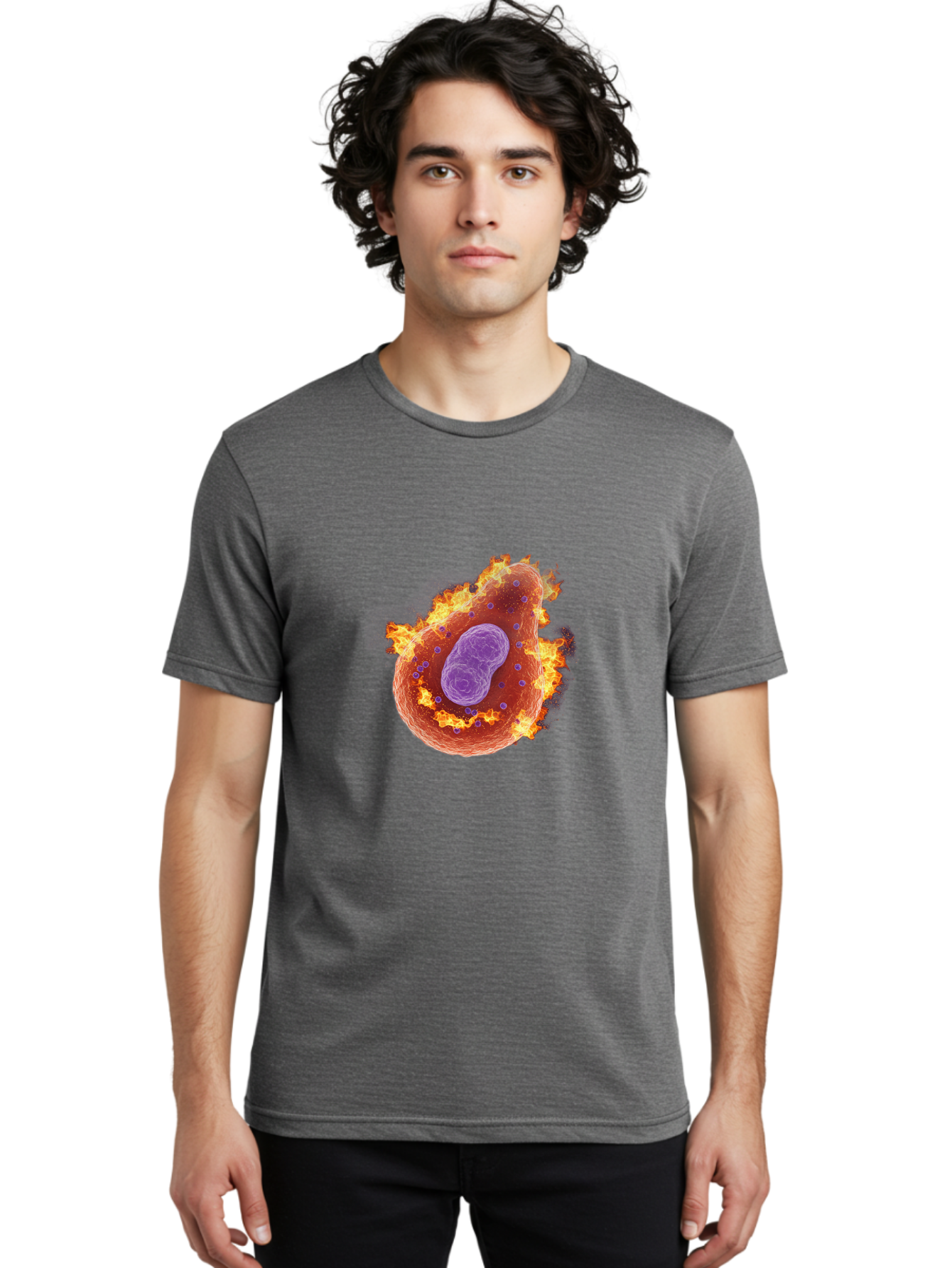 Pyroptosis-Cell Men'S Graphic Tee, 100% Cotton, Comfortable Casual Summer Wear, Machine Washable, Vintage Camera, Old Camera, Antique Camera, Black Camera, Classic Photography, Photography Equipment, Nostalgic Device, Film Camera, Camera Art Ban233 26