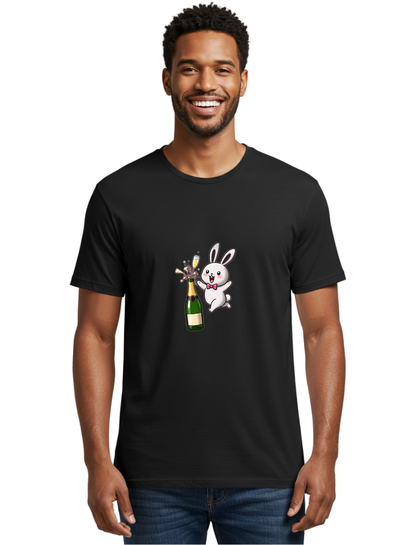 Rabbit-Celebrating Men'S Graphic Tee, 100% Cotton, Comfortable Casual Summer Wear, Machine Washable, Vintage Camera, Old Camera, Antique Camera, Black Camera, Classic Photography, Photography Equipment, Nostalgic Device, Film Camera, Ban237 17