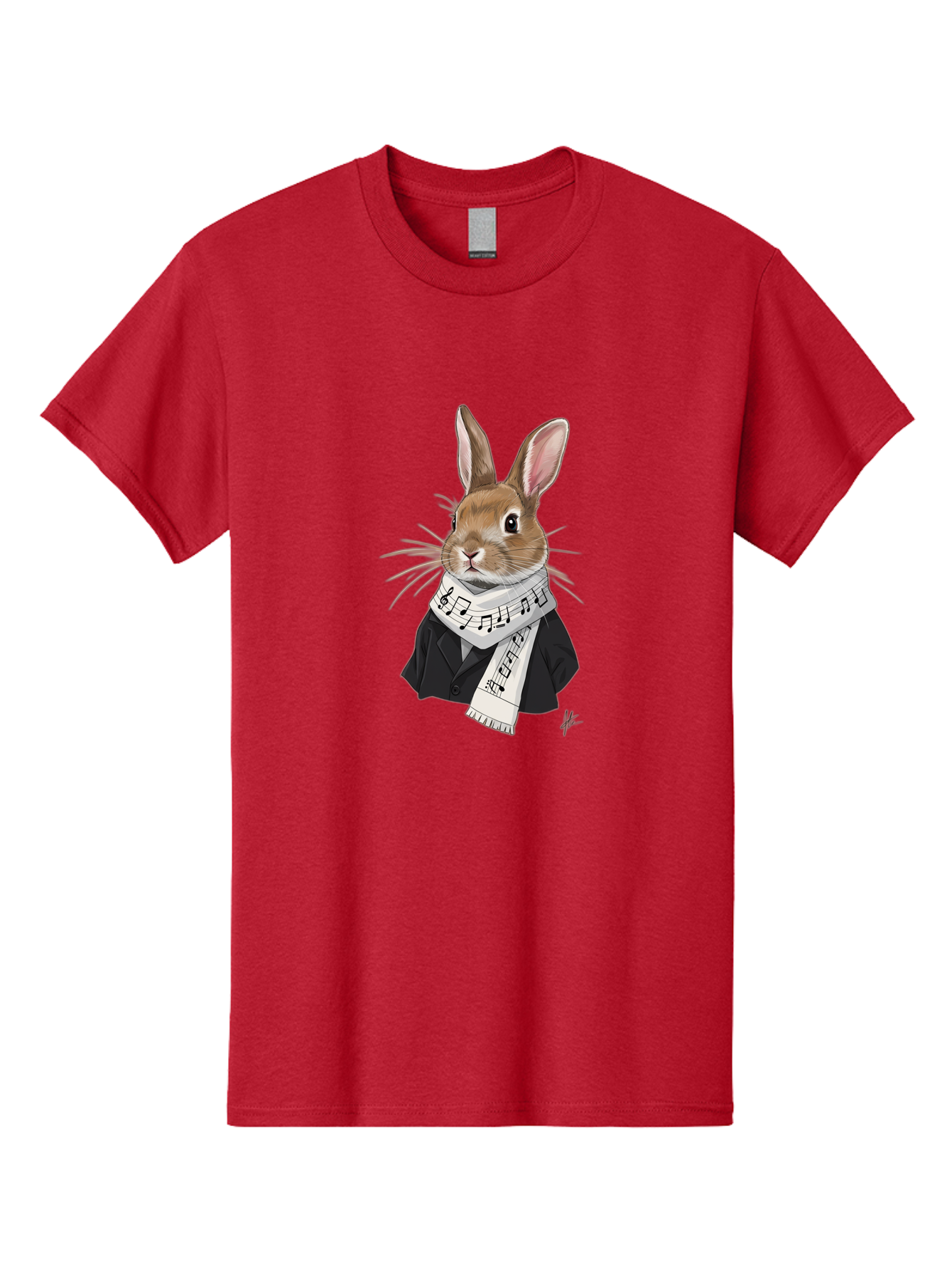 Rabbit-In-Music-Notes-Scarf Men'S Graphic Tee, 100% Cotton, Comfortable Casual Summer Wear, Machine Washable, Vintage Camera, Old Camera, Antique Camera, Black Camera, Classic Photography, Photography Equipment, Nostalgic Device, Film Camera, Ban238 10